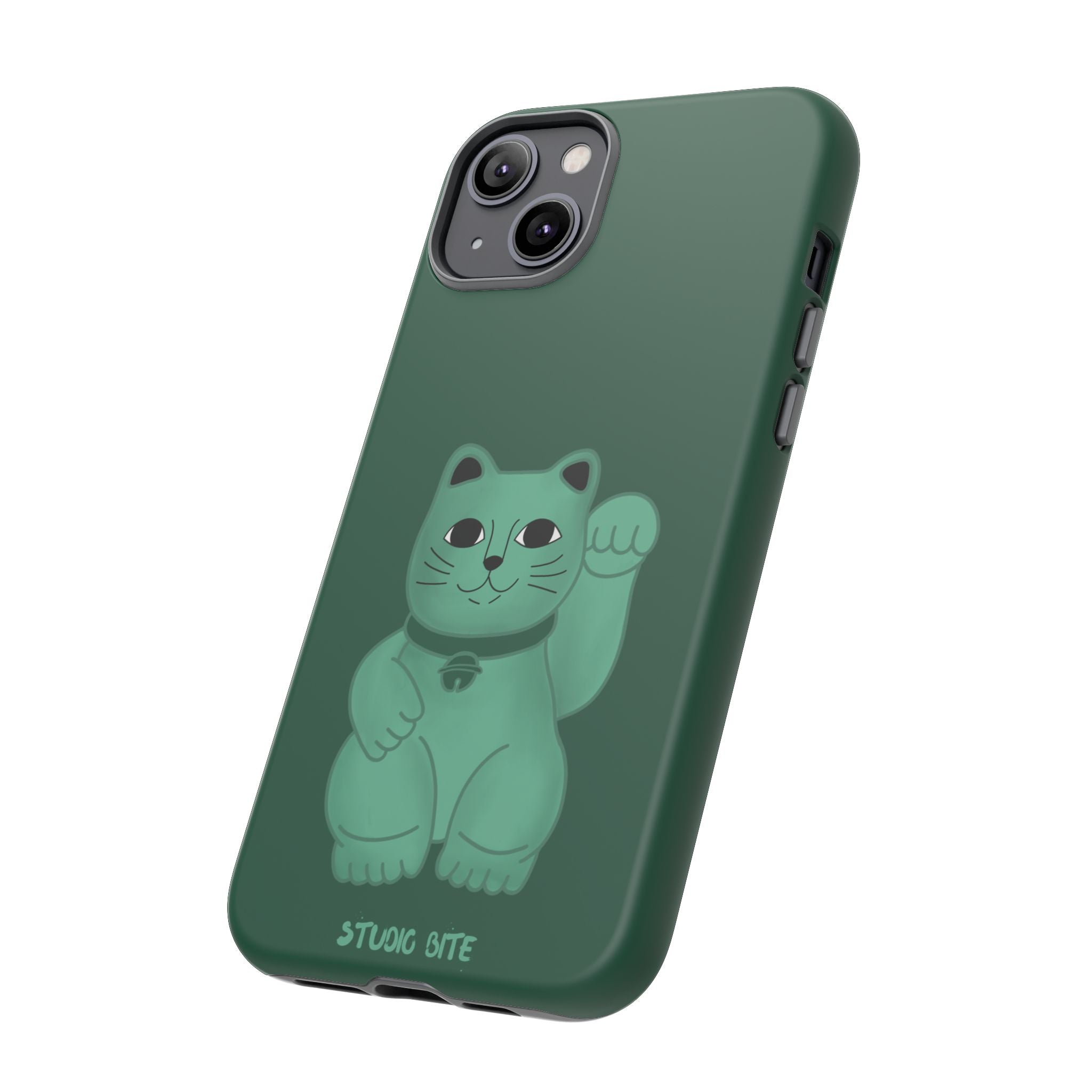 FORTUNE CAT - FOREST GREEN
