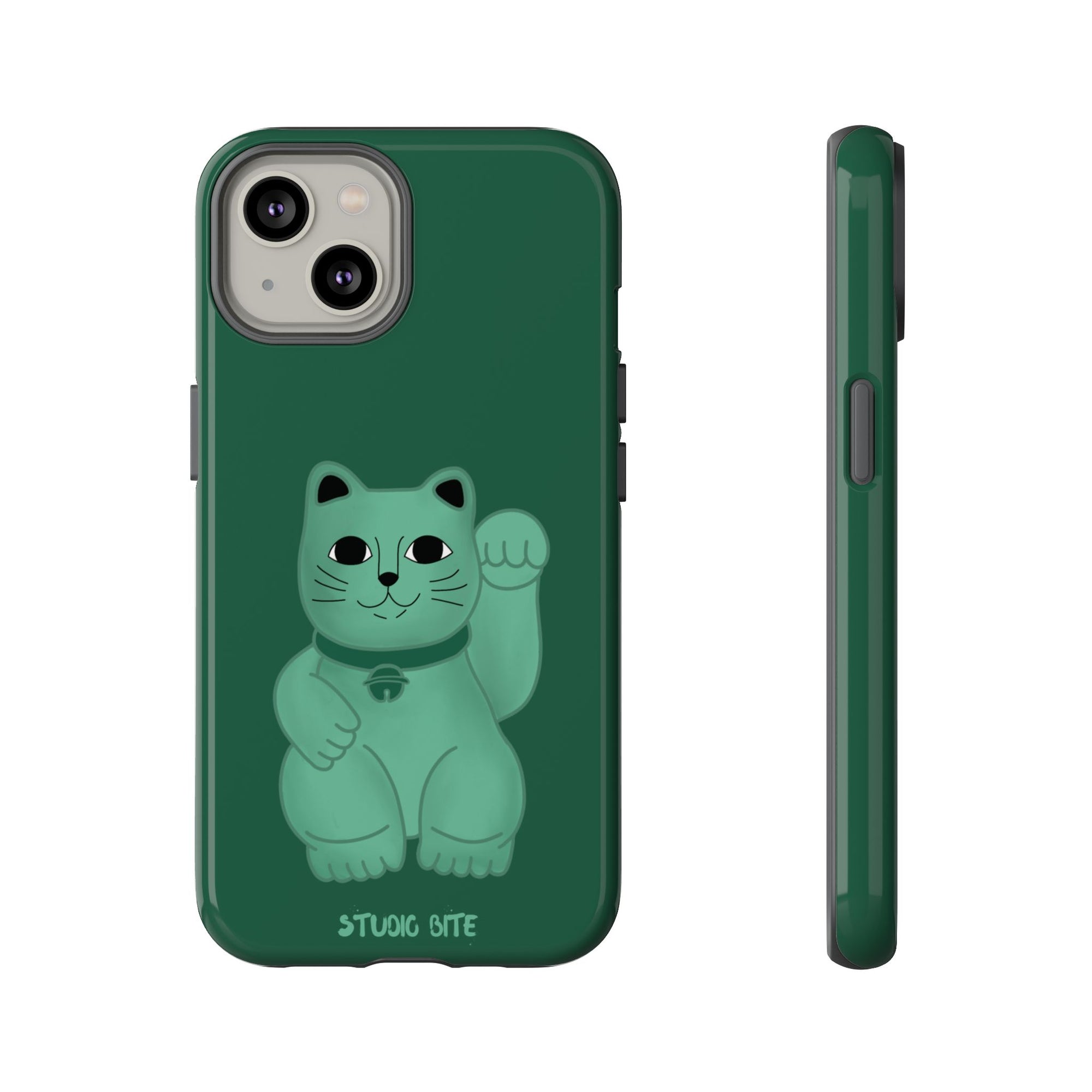 FORTUNE CAT - FOREST GREEN