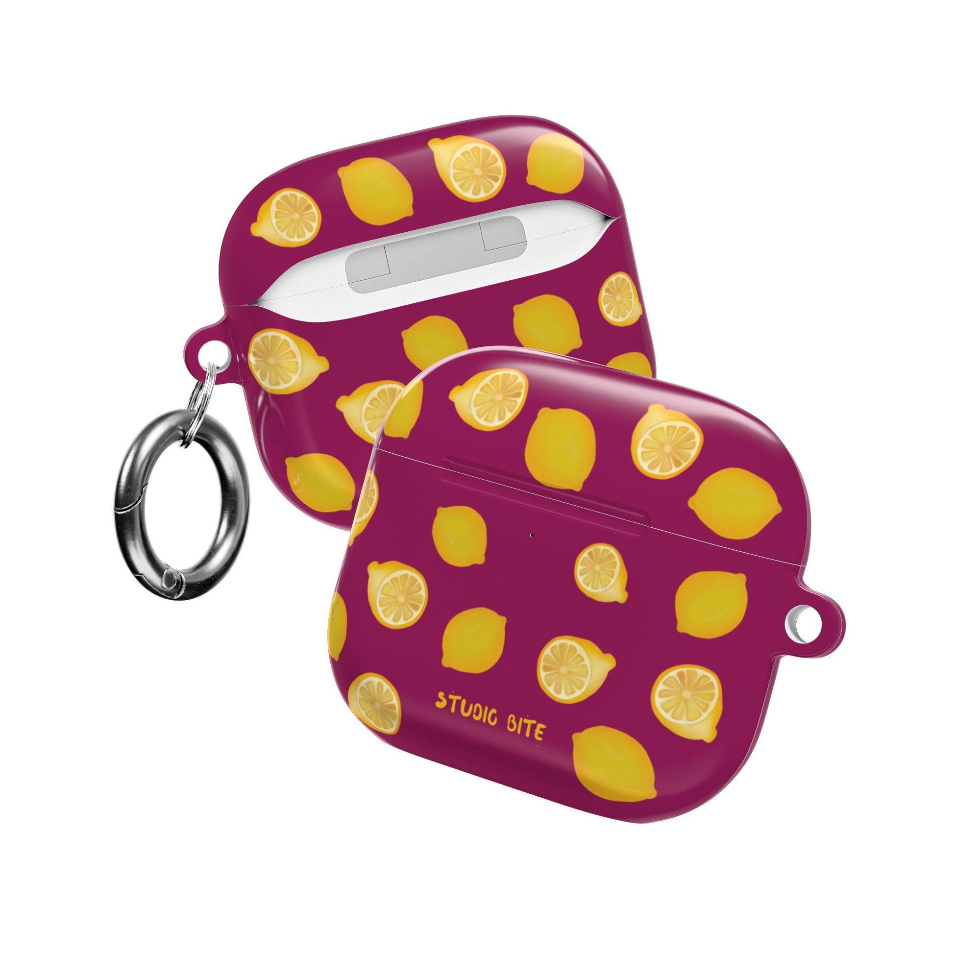 LEMON - BORDEAUX - AIRPODS CASE