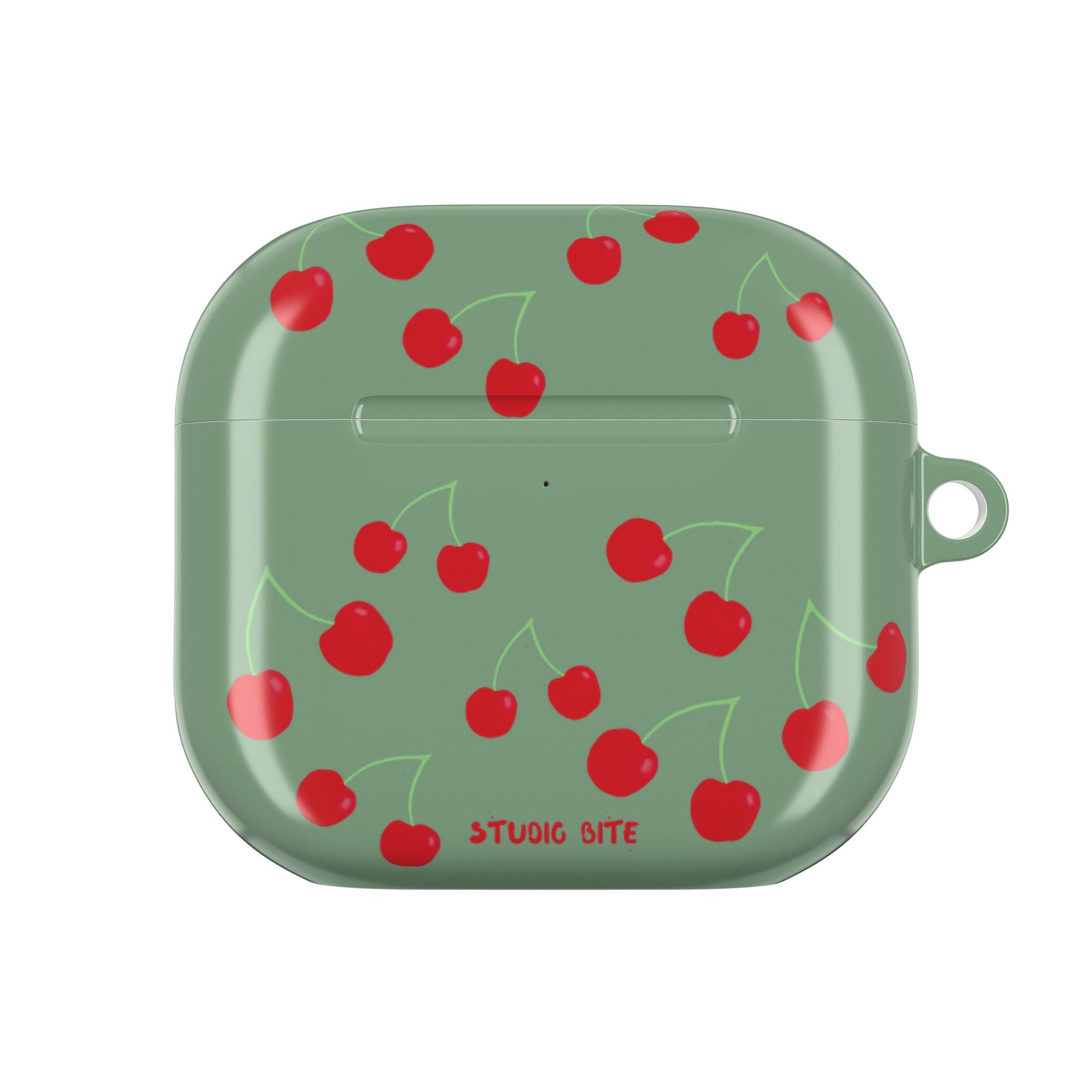 CHERRY GREEN - AIRPODS 4TH GEN CASE