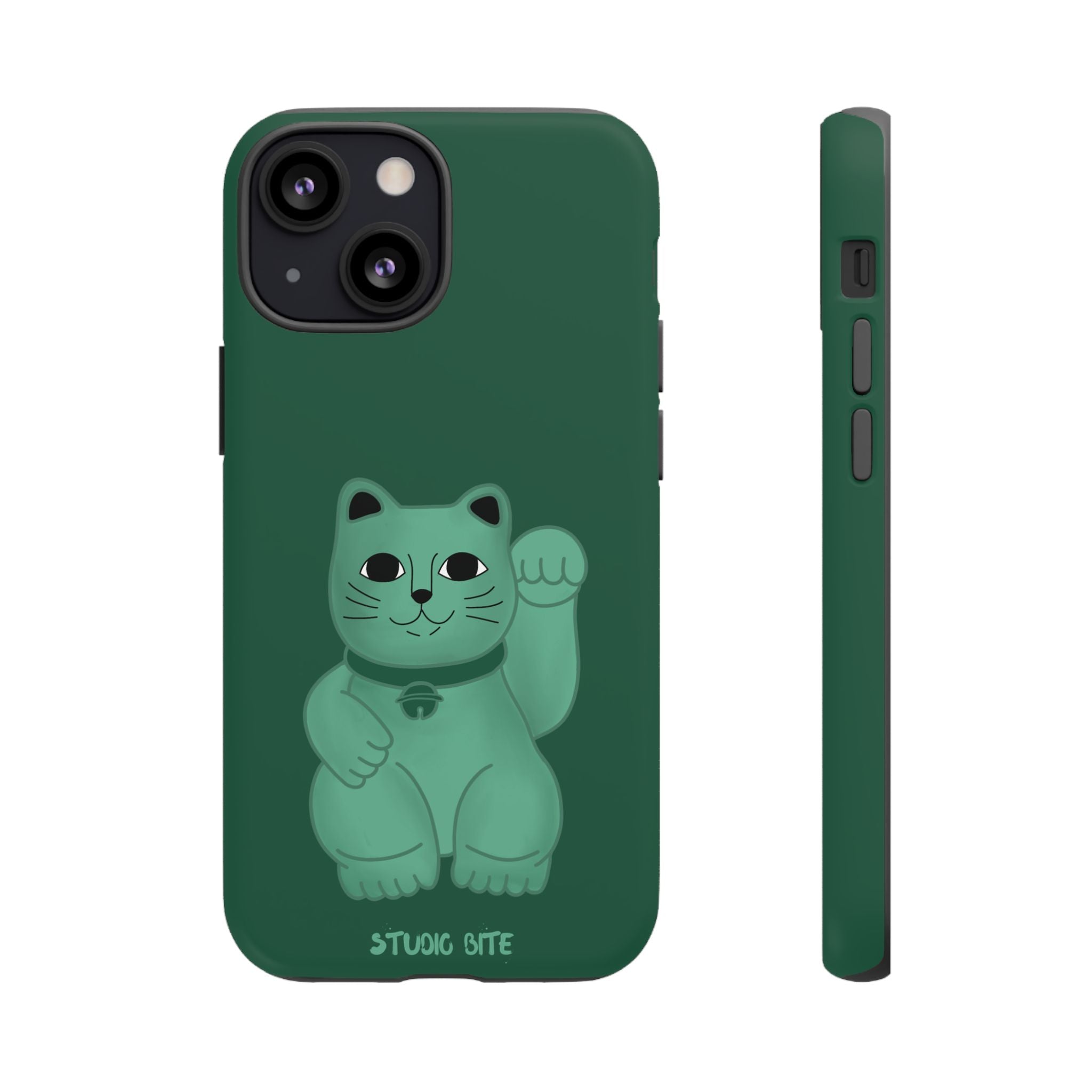 FORTUNE CAT - FOREST GREEN