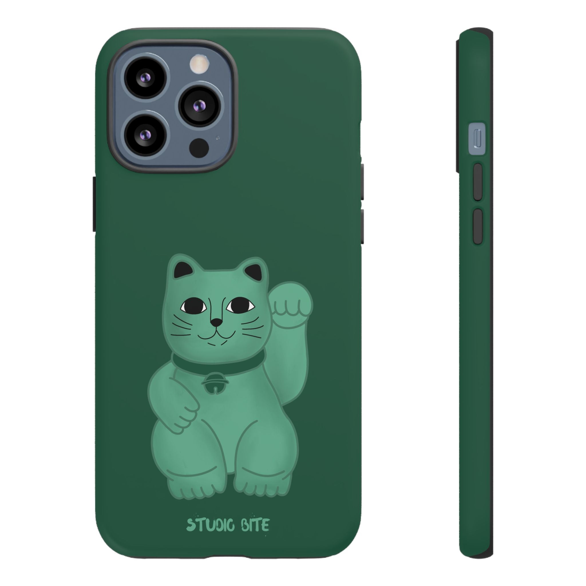 FORTUNE CAT - FOREST GREEN