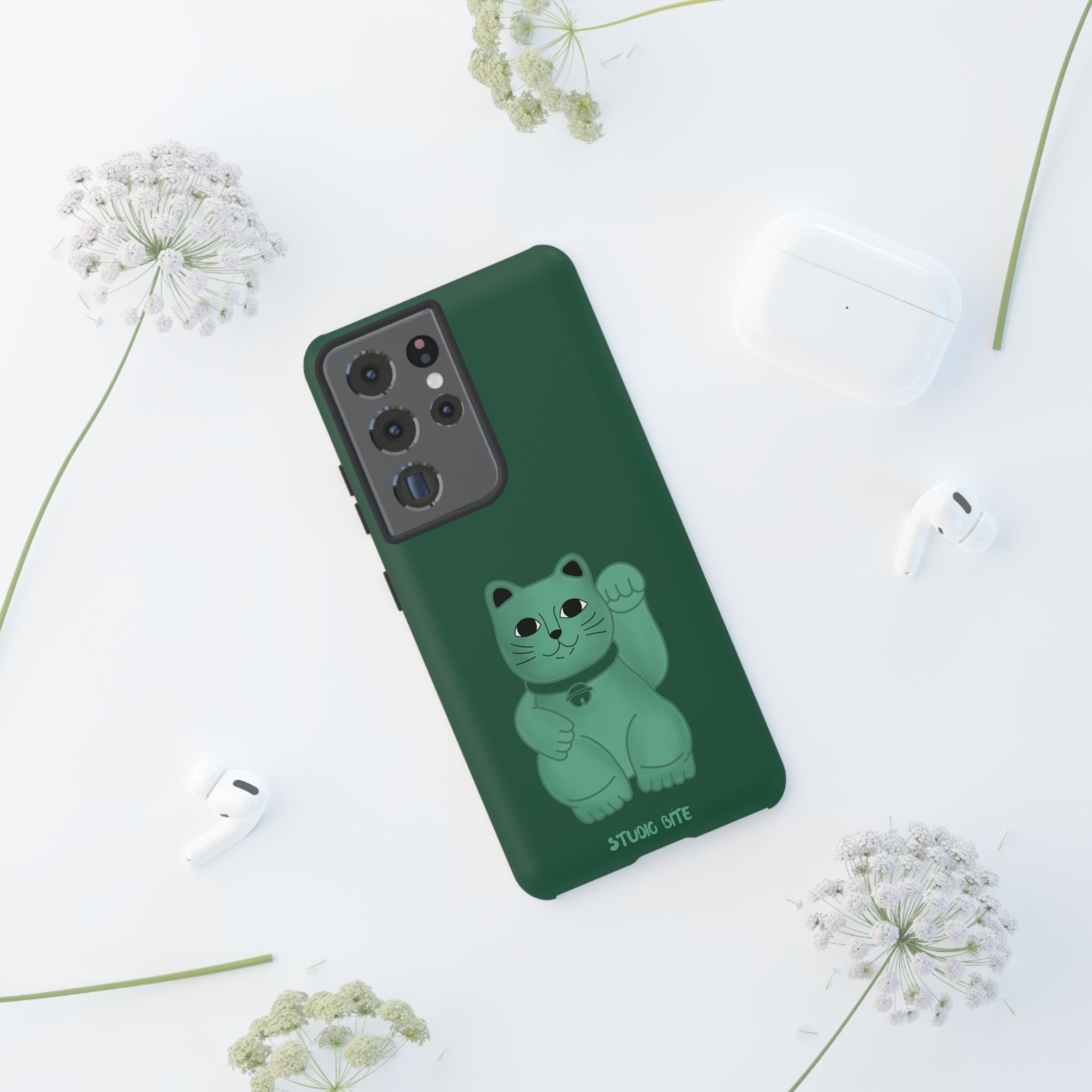 FORTUNE CAT - FOREST GREEN