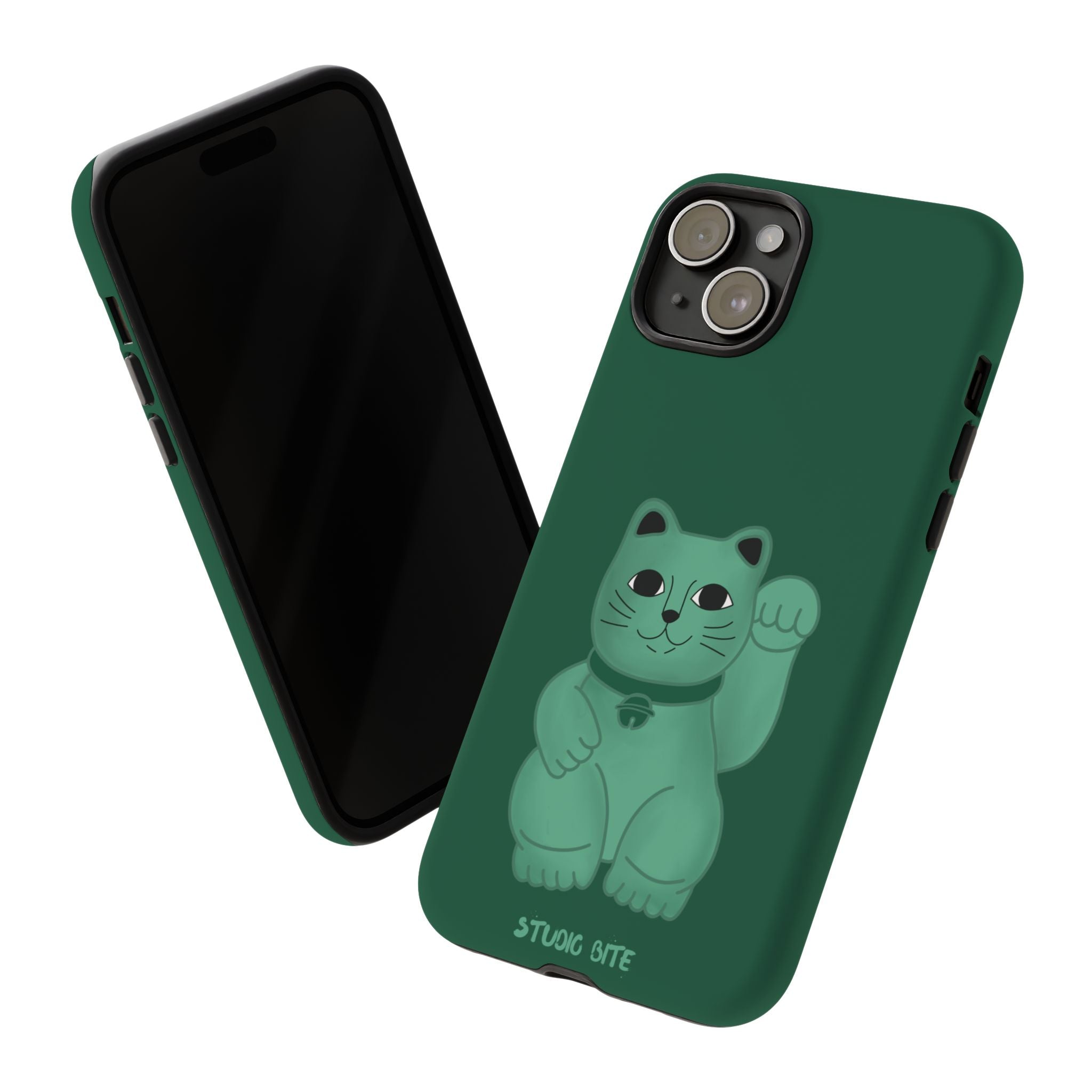 FORTUNE CAT - FOREST GREEN