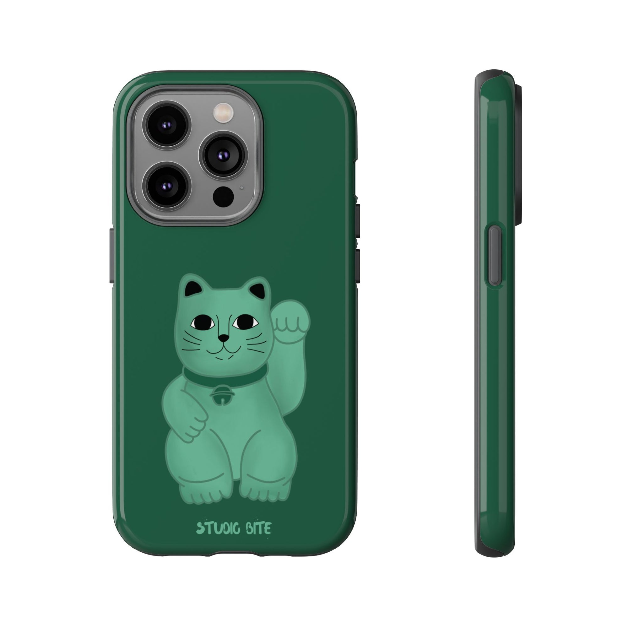 FORTUNE CAT - FOREST GREEN