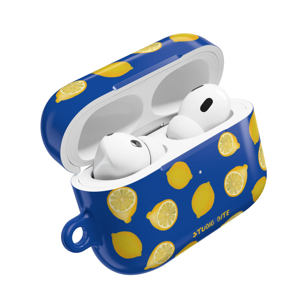 LEMON - ROYAL BLUE - AIRPODS CASE