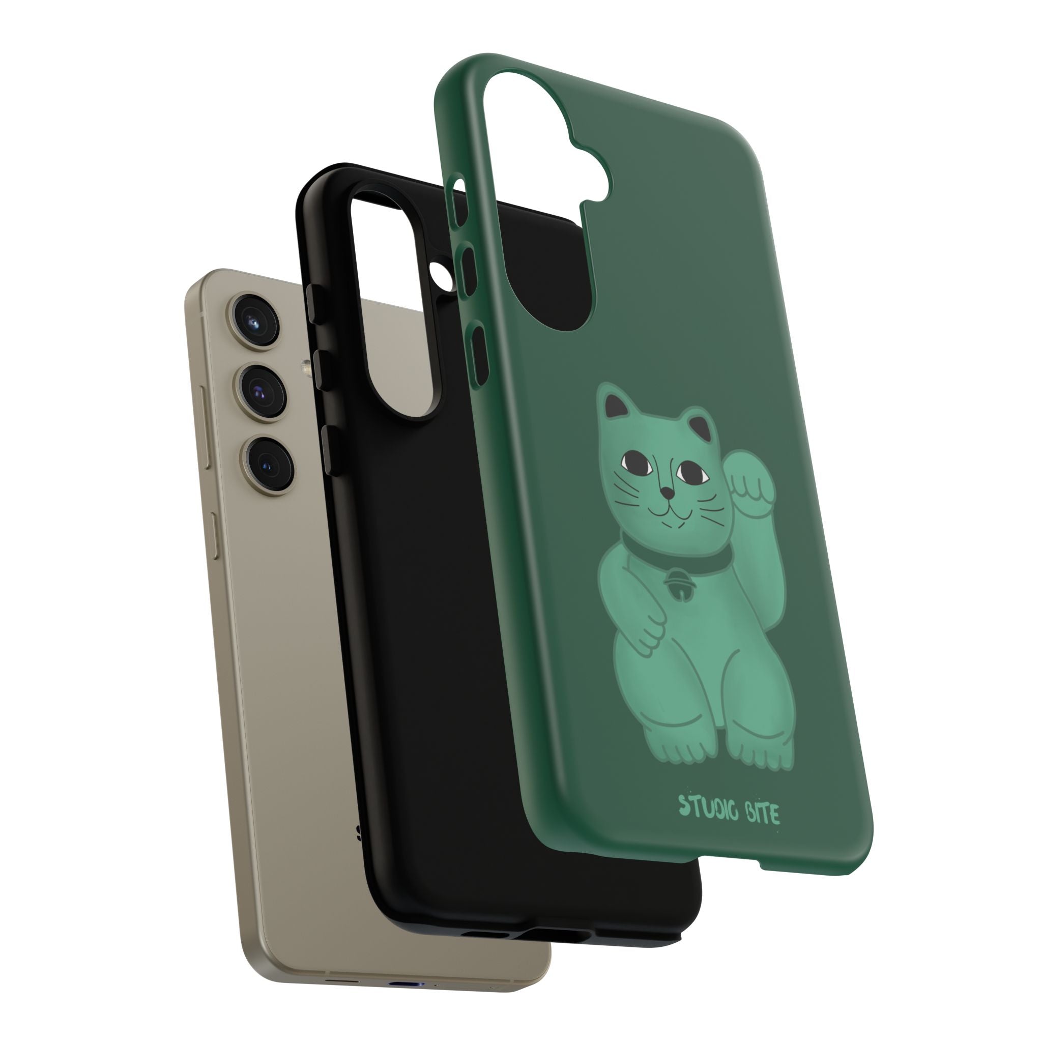 FORTUNE CAT - FOREST GREEN