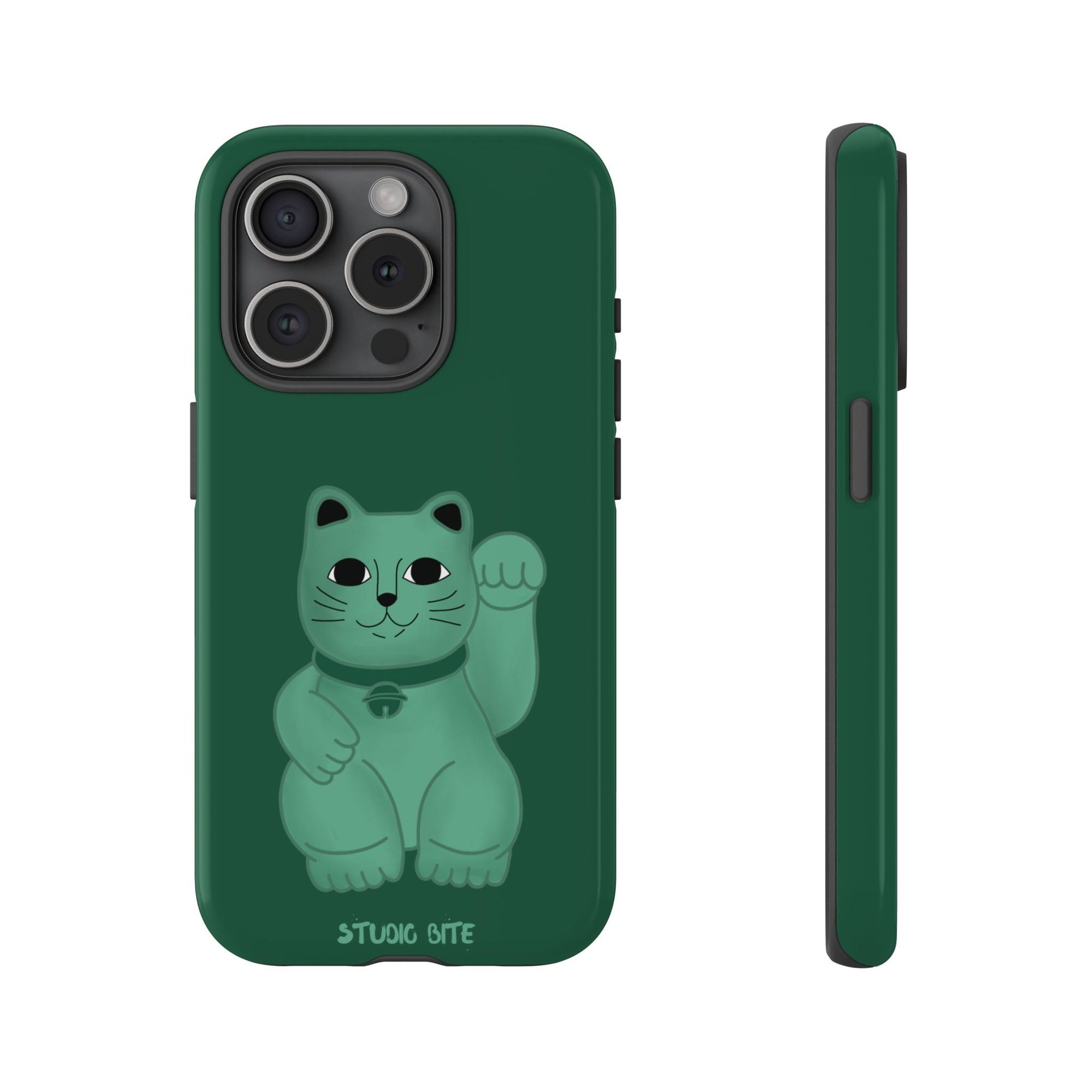 FORTUNE CAT - FOREST GREEN