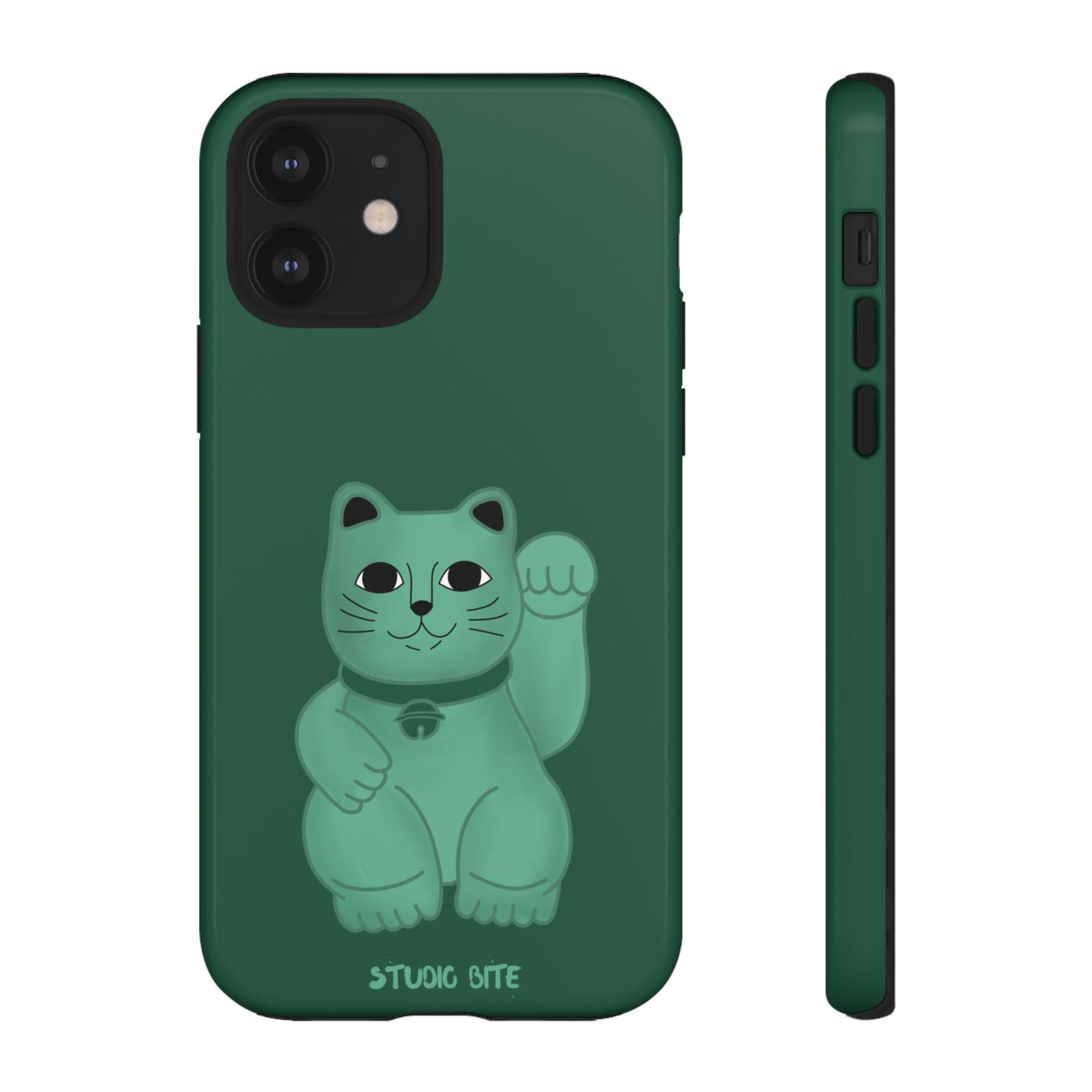 FORTUNE CAT - FOREST GREEN