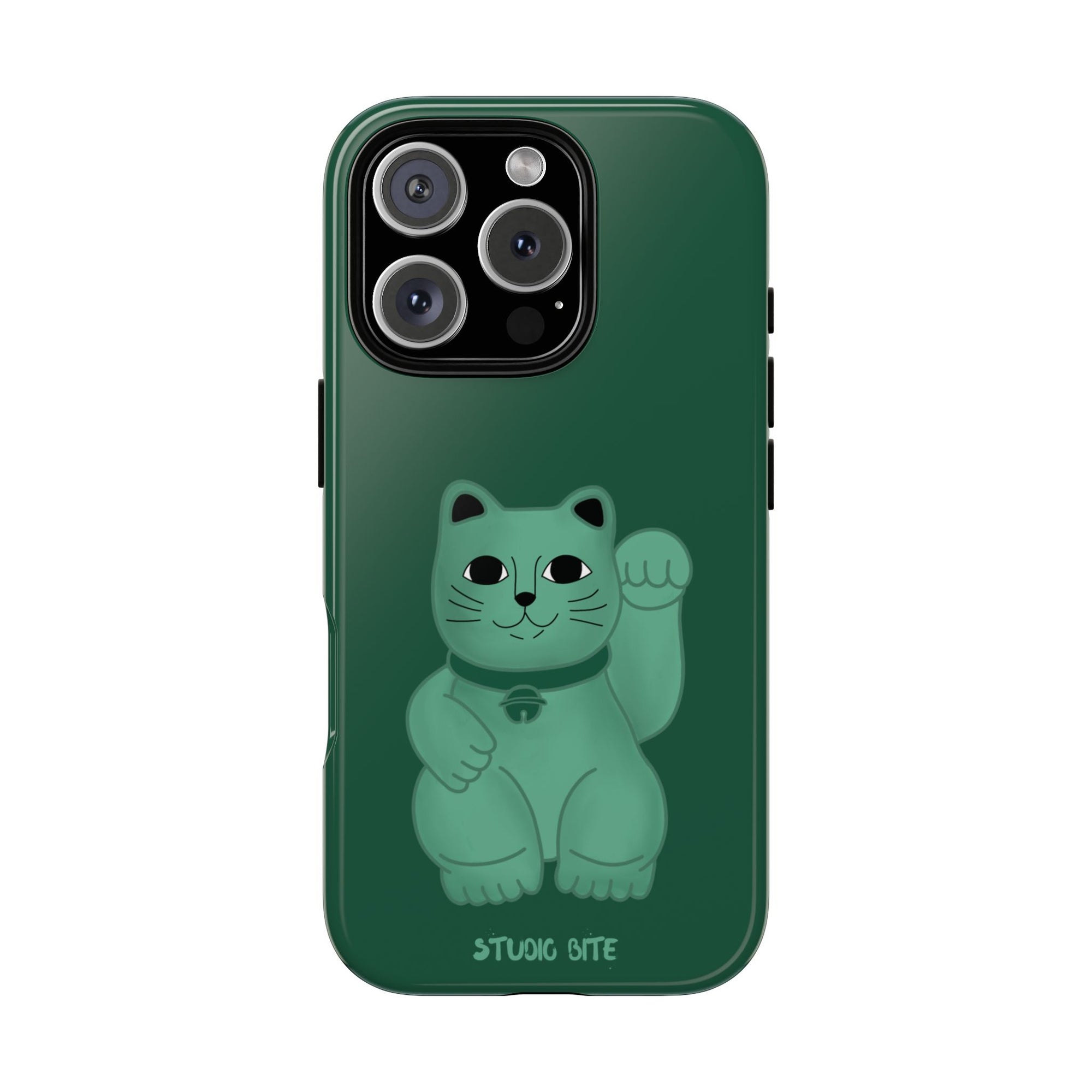 FORTUNE CAT - FOREST GREEN