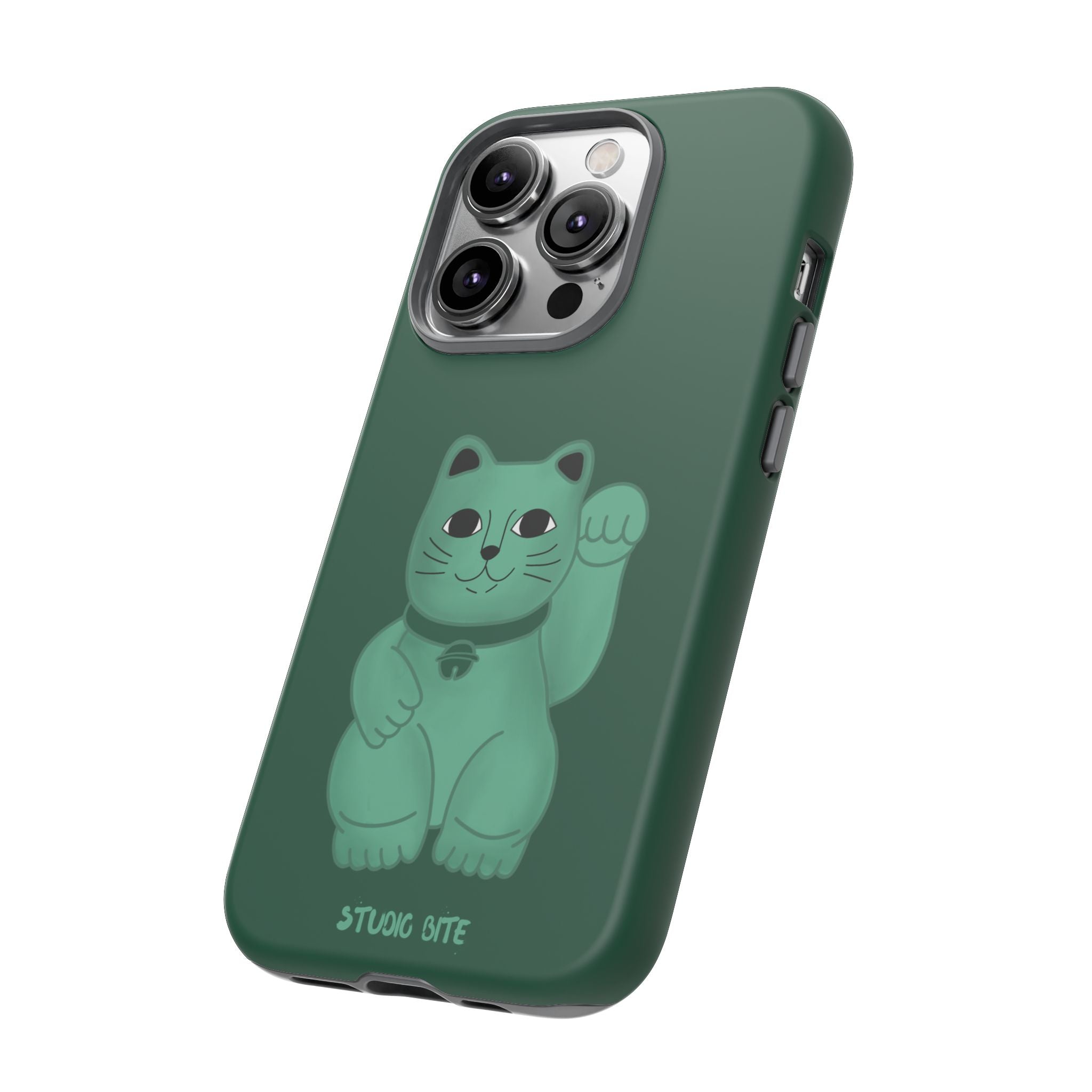 FORTUNE CAT - FOREST GREEN