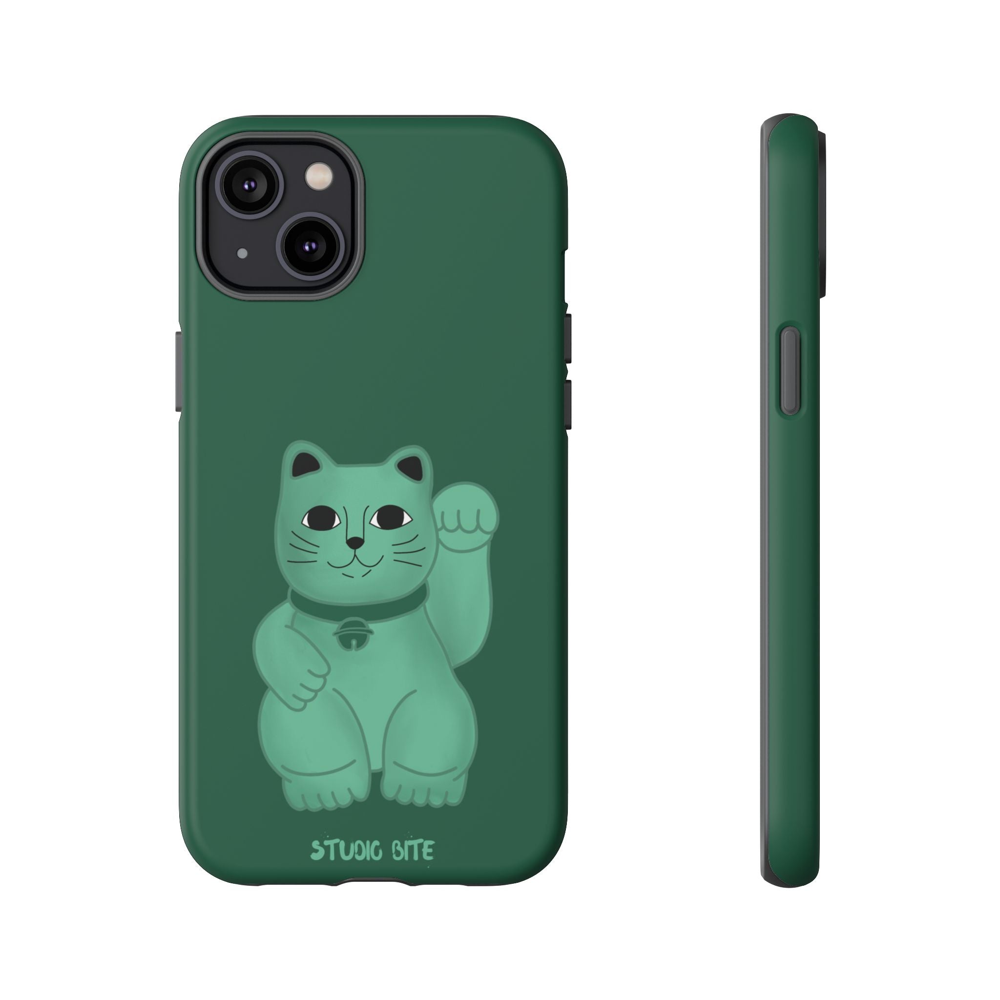 FORTUNE CAT - FOREST GREEN