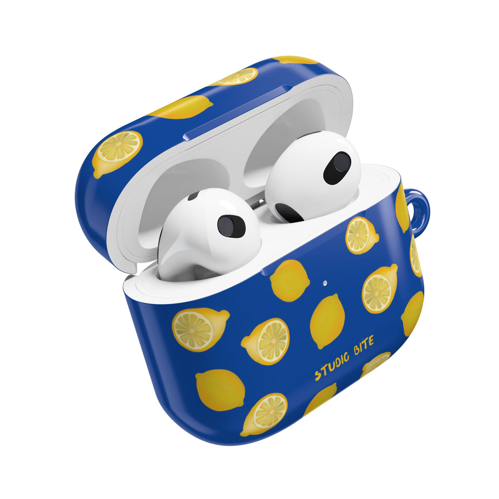 LEMON - ROYAL BLUE - AIRPODS CASE