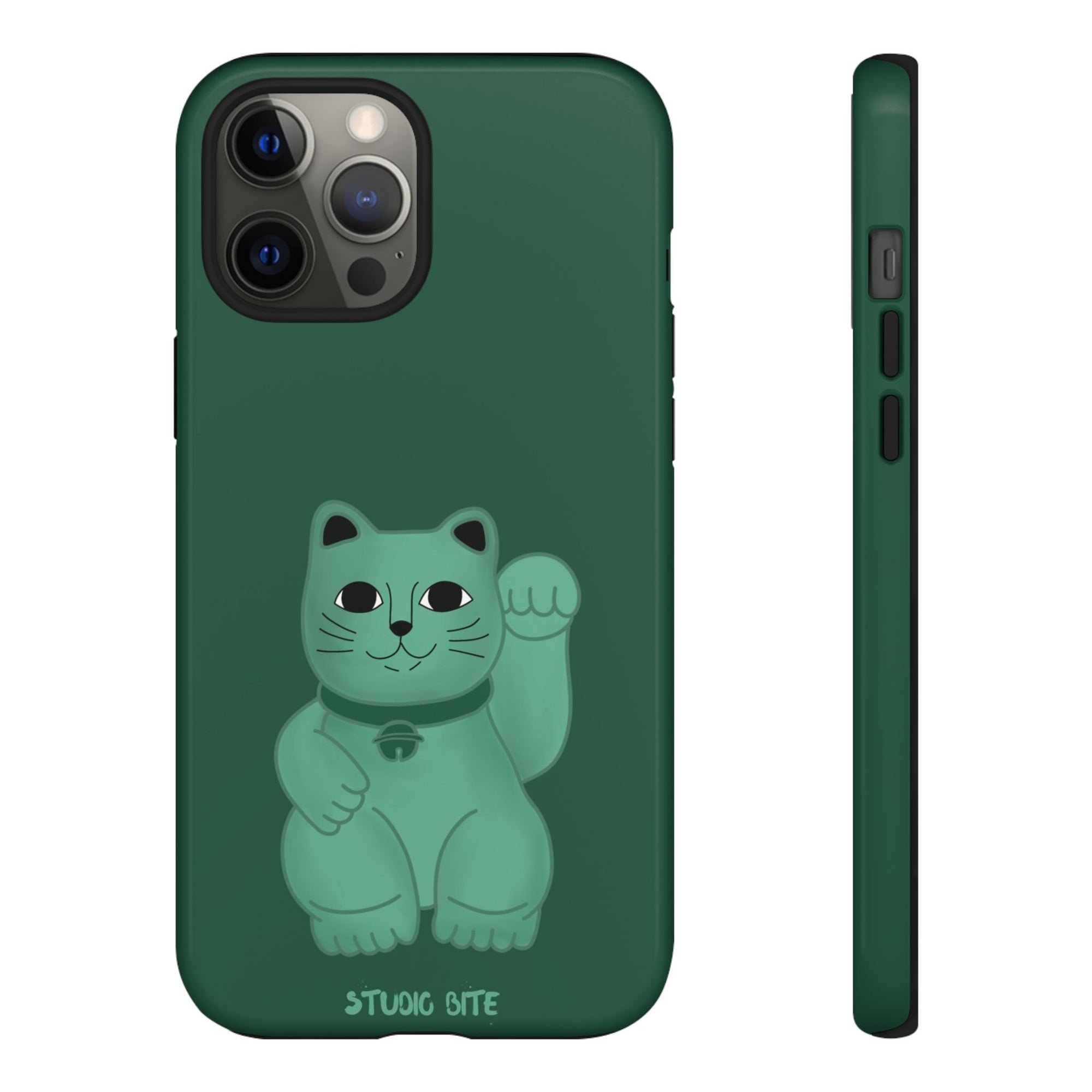 FORTUNE CAT - FOREST GREEN