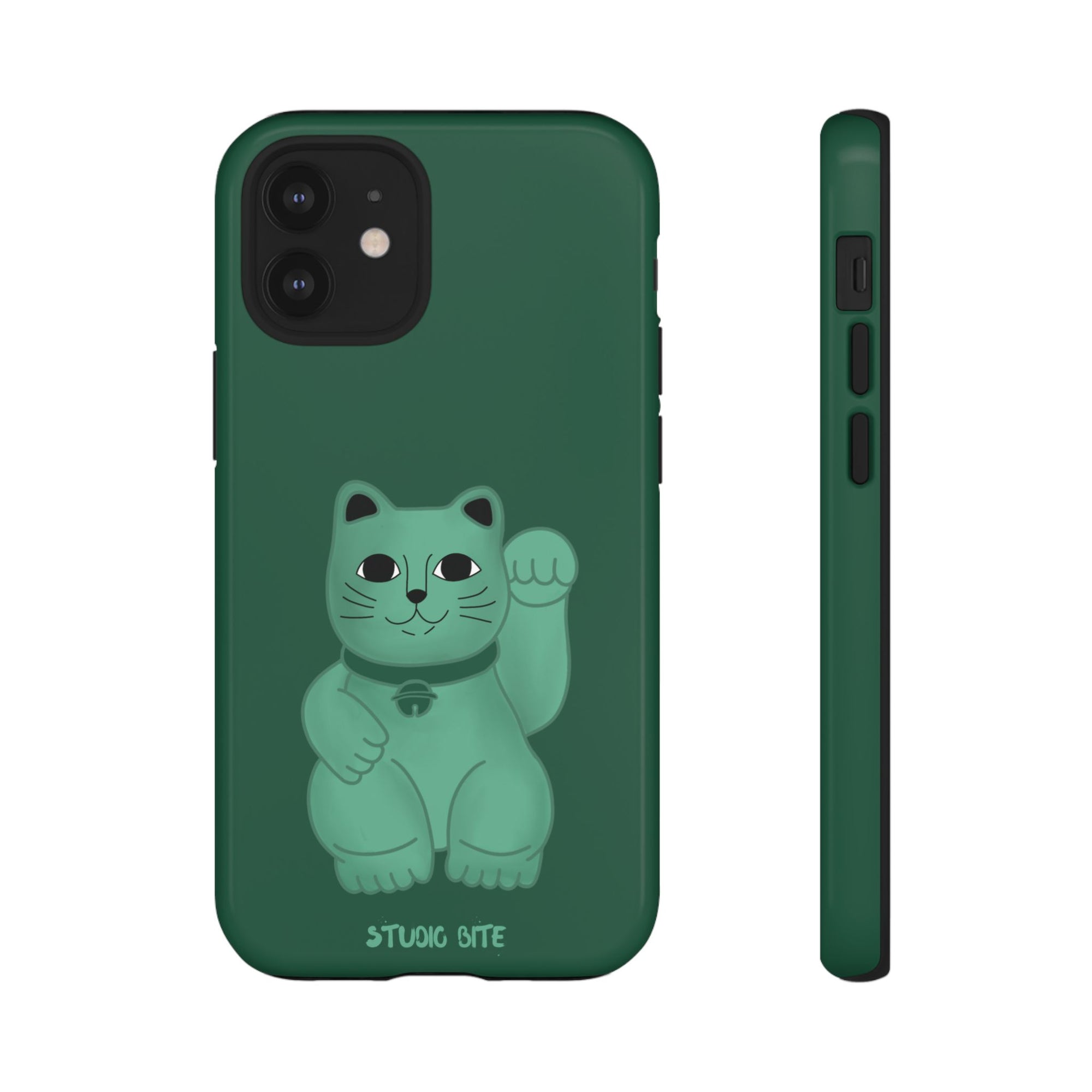 FORTUNE CAT - FOREST GREEN