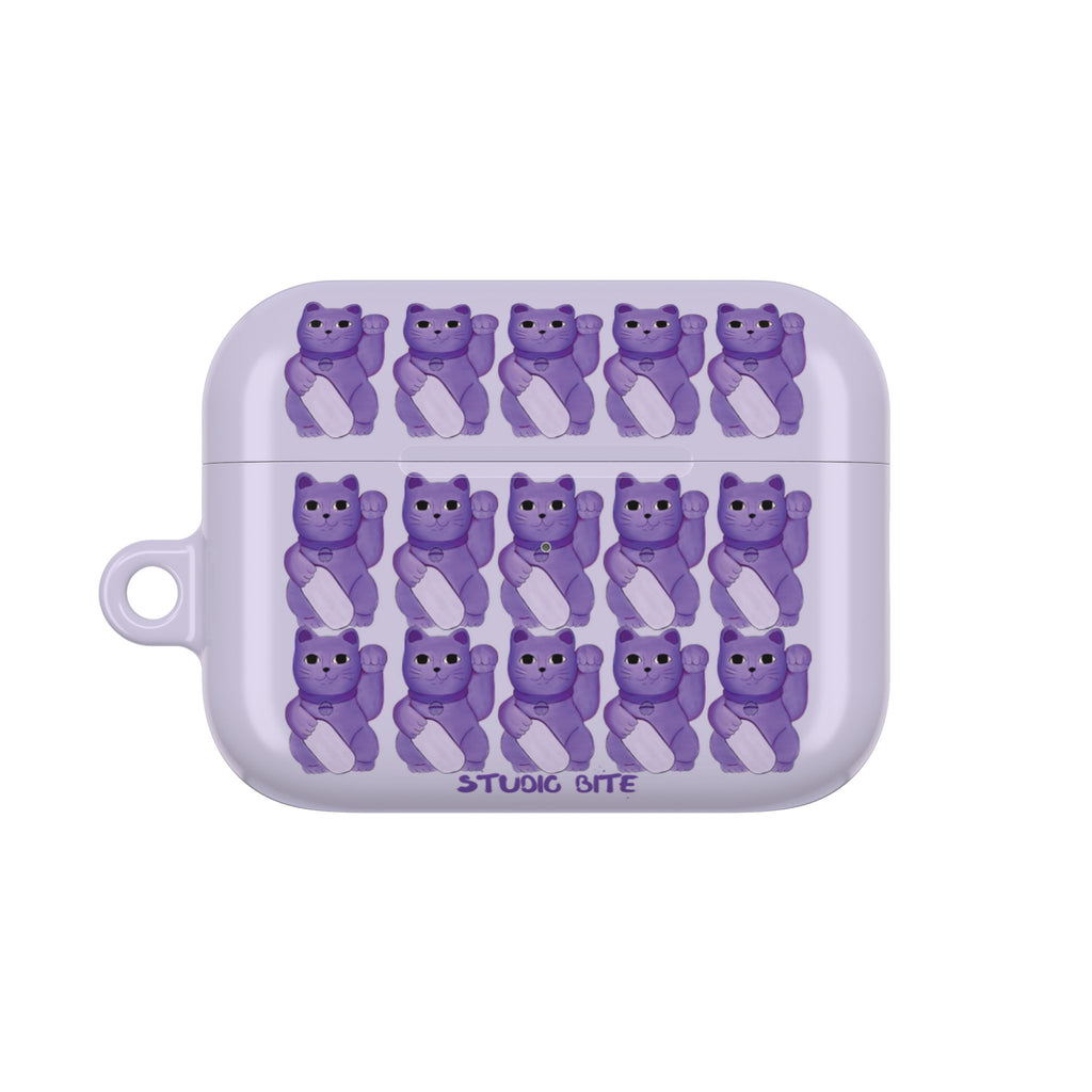 LUCKY CAT - PURPLE - AIRPODS CASE