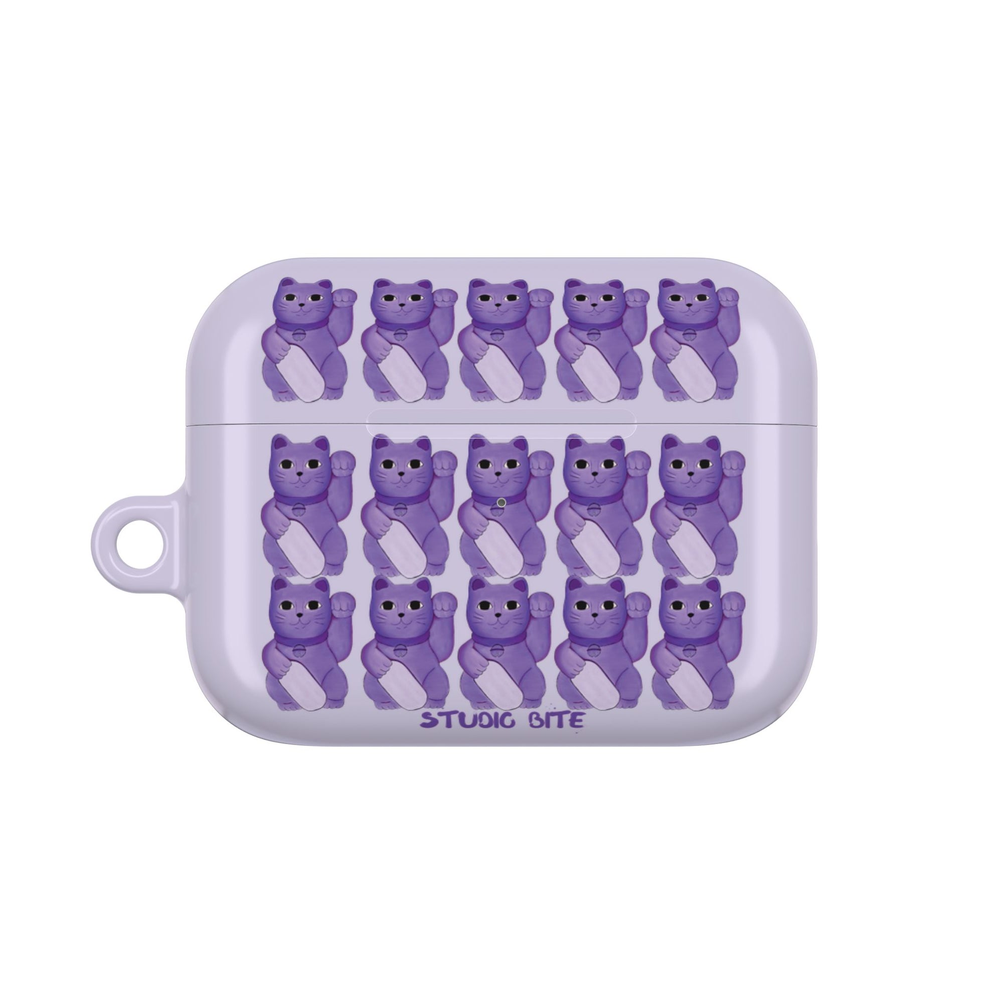 LUCKY CAT - PURPLE - AIRPODS CASE