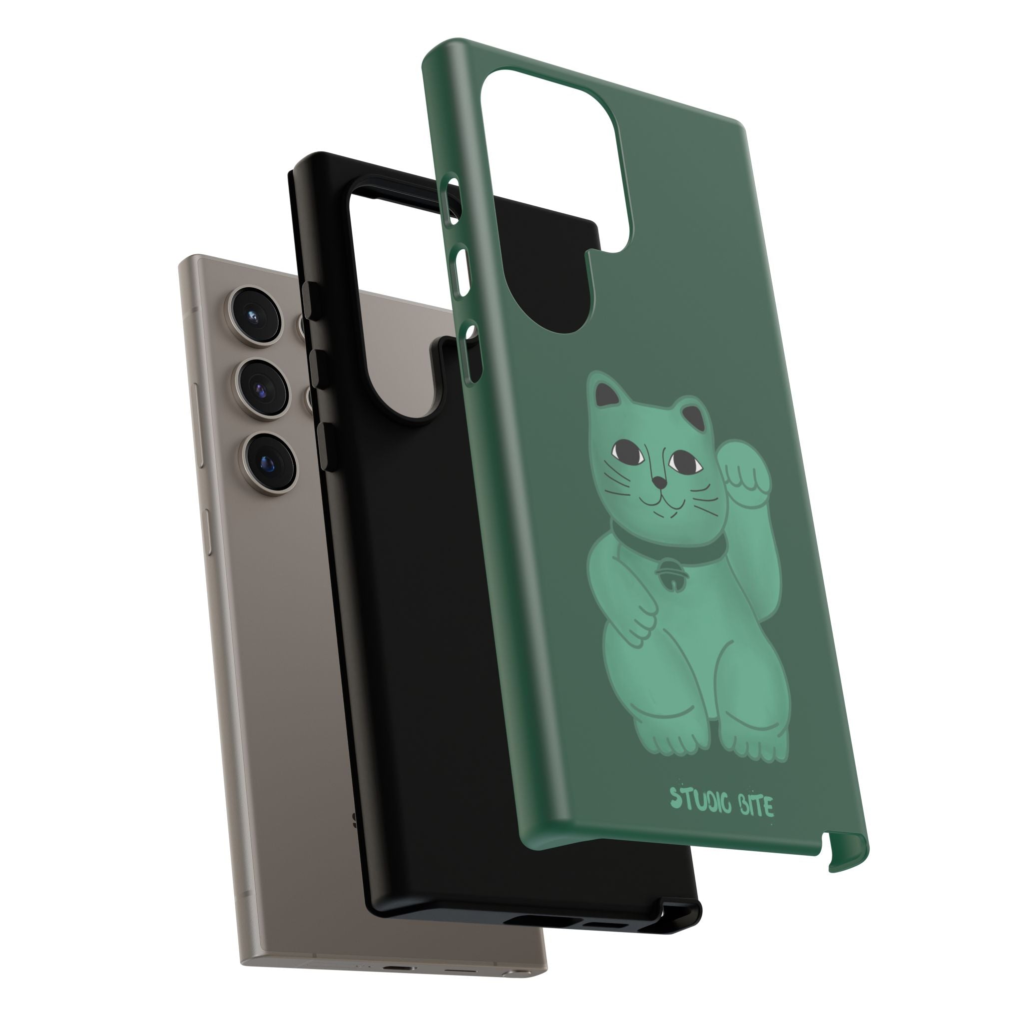 FORTUNE CAT - FOREST GREEN