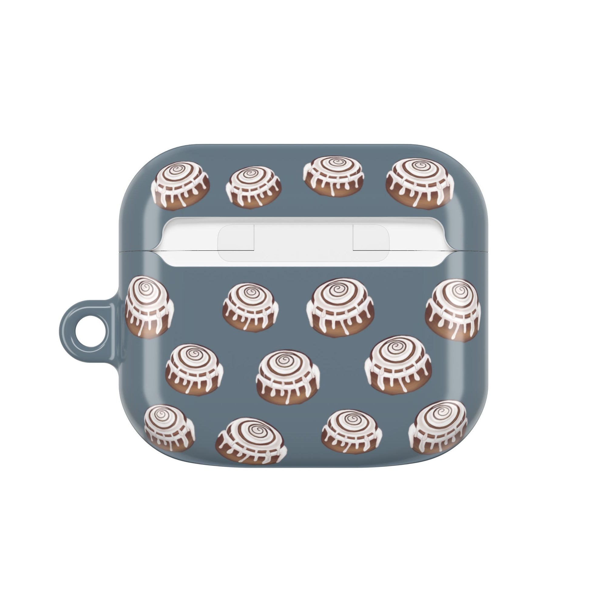 CINNAMON BUN - GREY BLUE - AIRPODS CASE