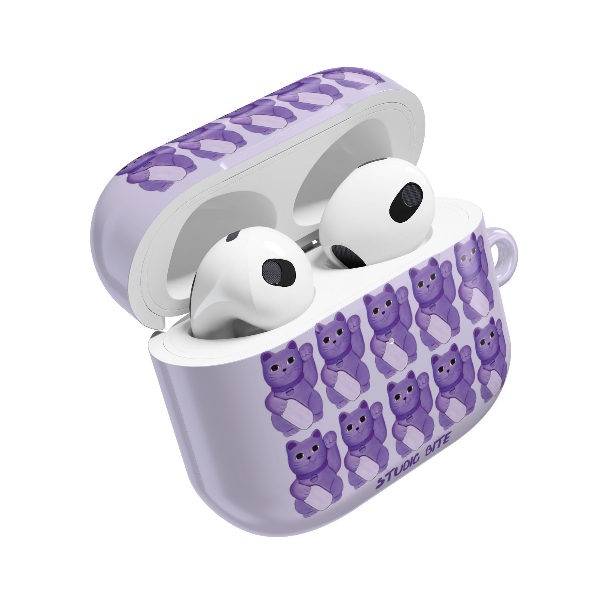 LUCKY CAT - PURPLE - AIRPODS CASE