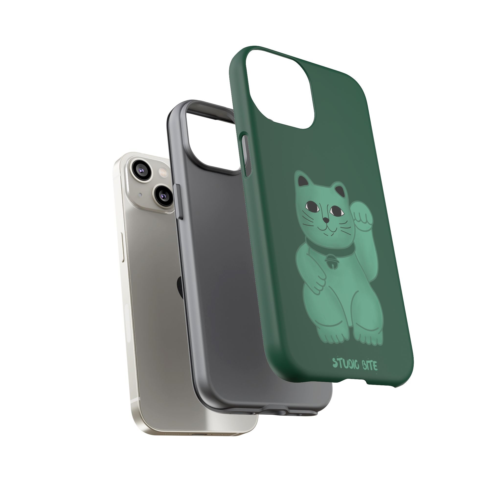 FORTUNE CAT - FOREST GREEN