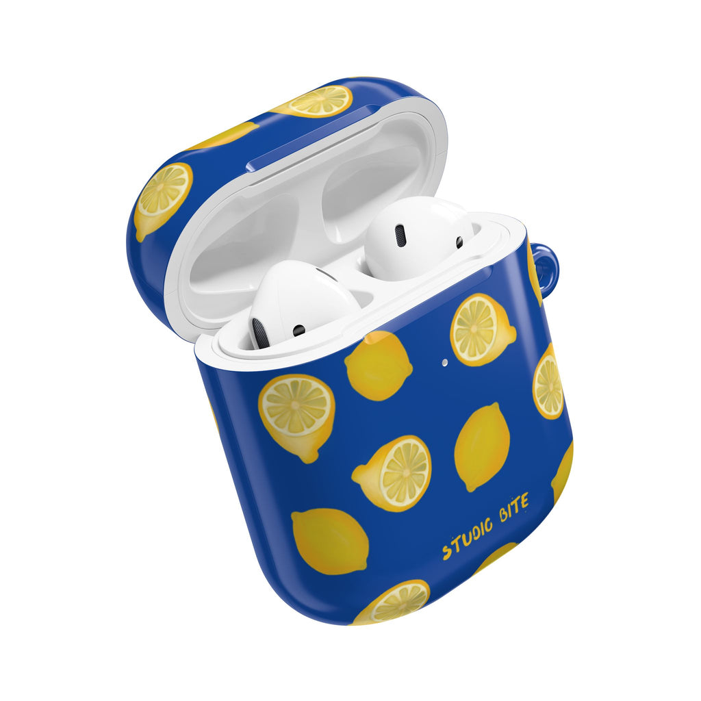 LEMON - ROYAL BLUE - AIRPODS CASE