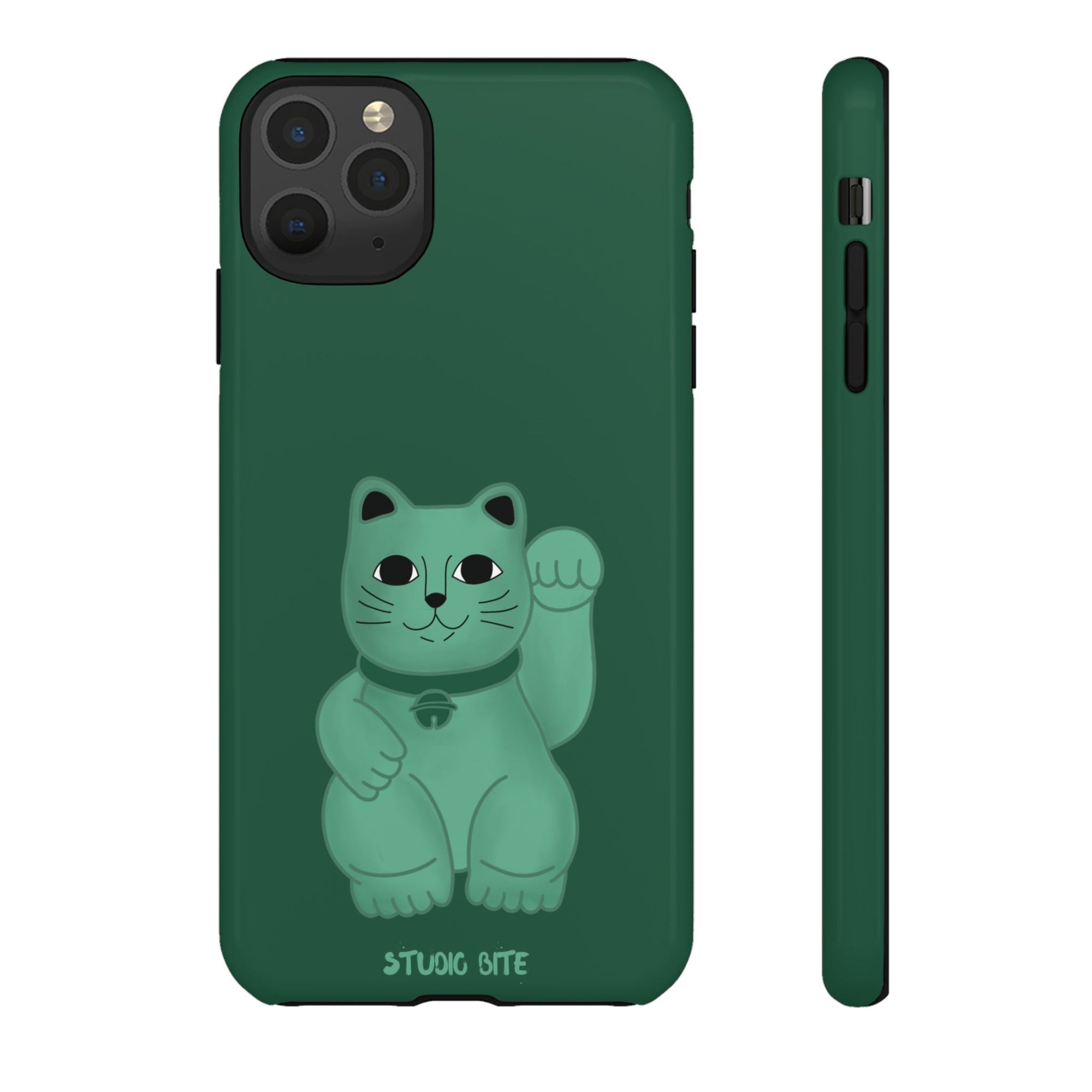 FORTUNE CAT - FOREST GREEN