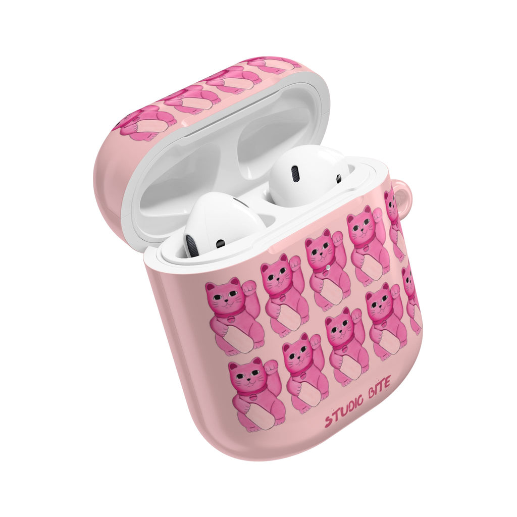 LUCKY CAT - ROSÈ - AIRPODS CASE