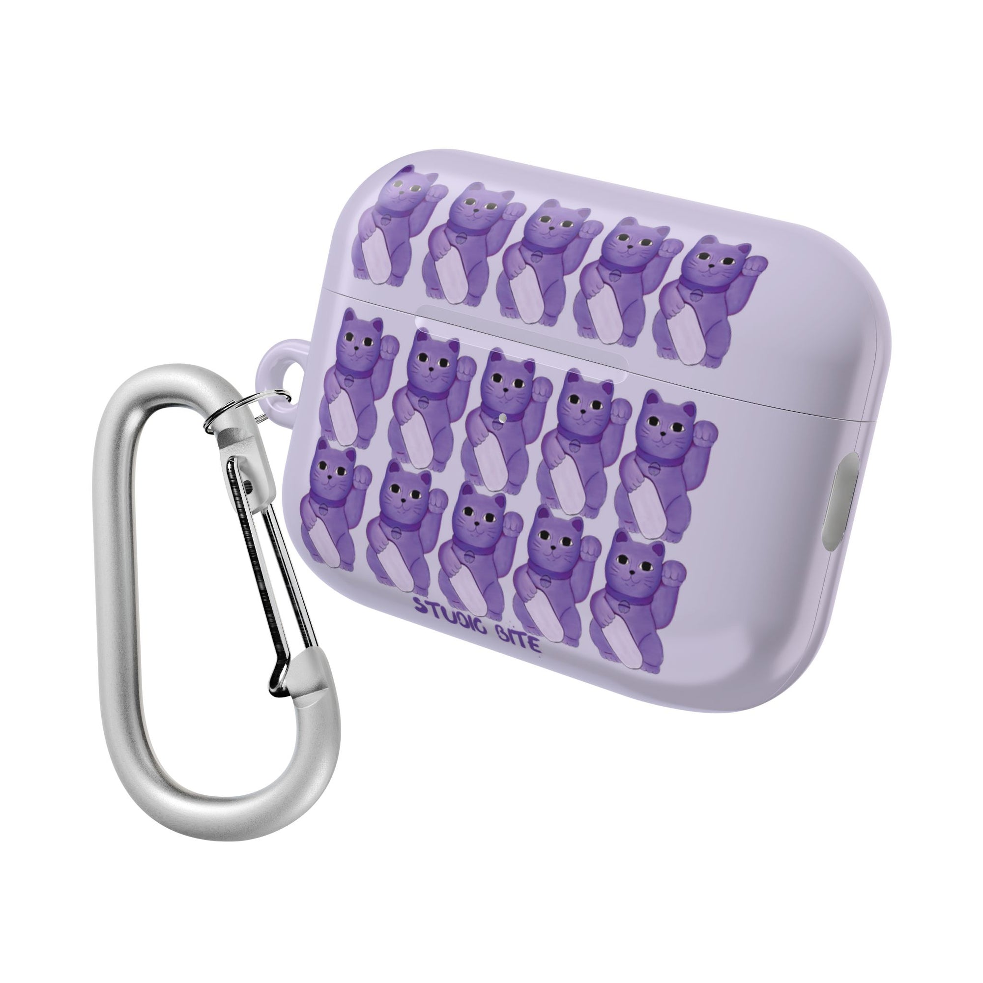LUCKY CAT - PURPLE - AIRPODS CASE