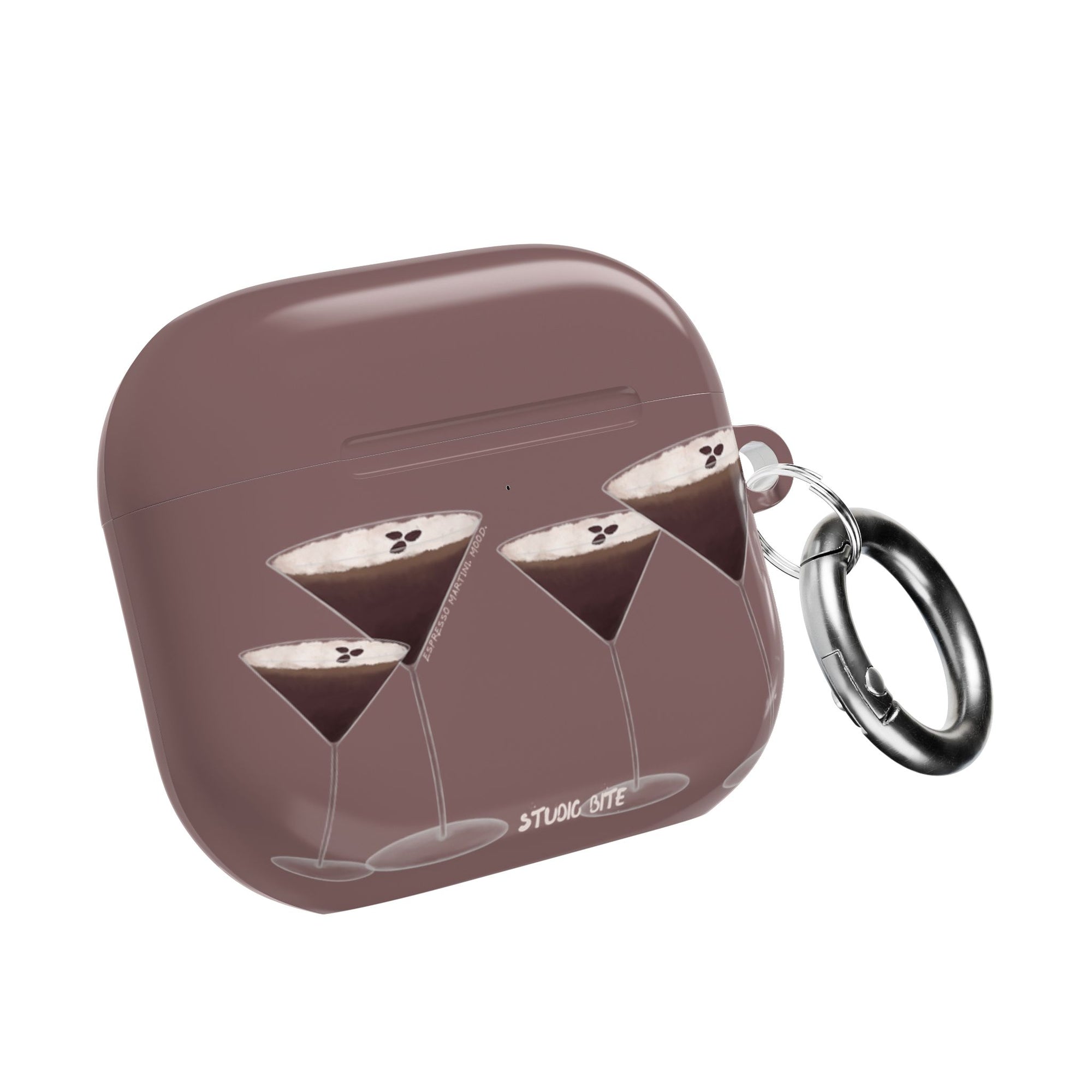 ESPRESSO MARTINI. MOOD. - ROSY BROWN - AIRPODS 4TH GEN CASE