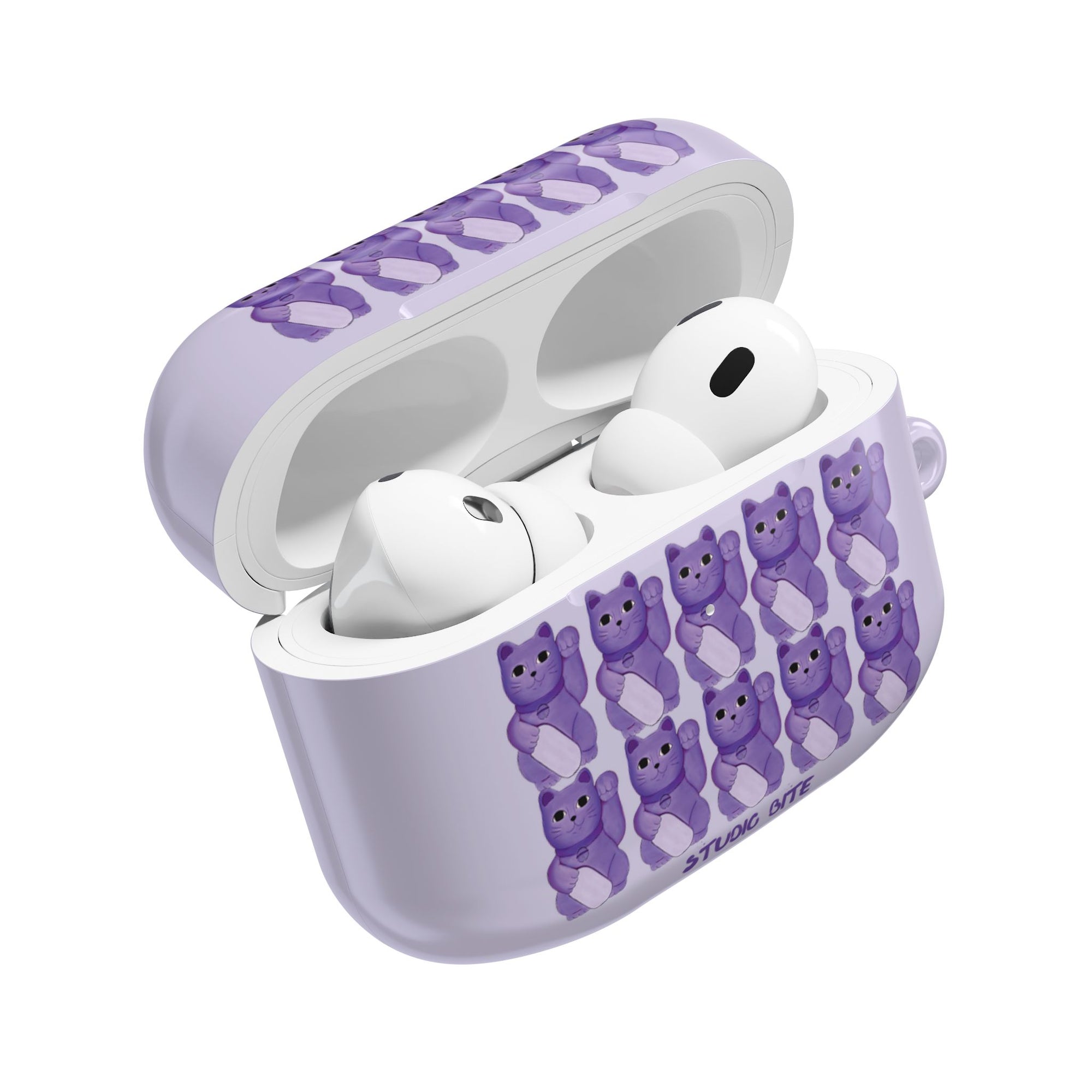 LUCKY CAT - PURPLE - AIRPODS CASE