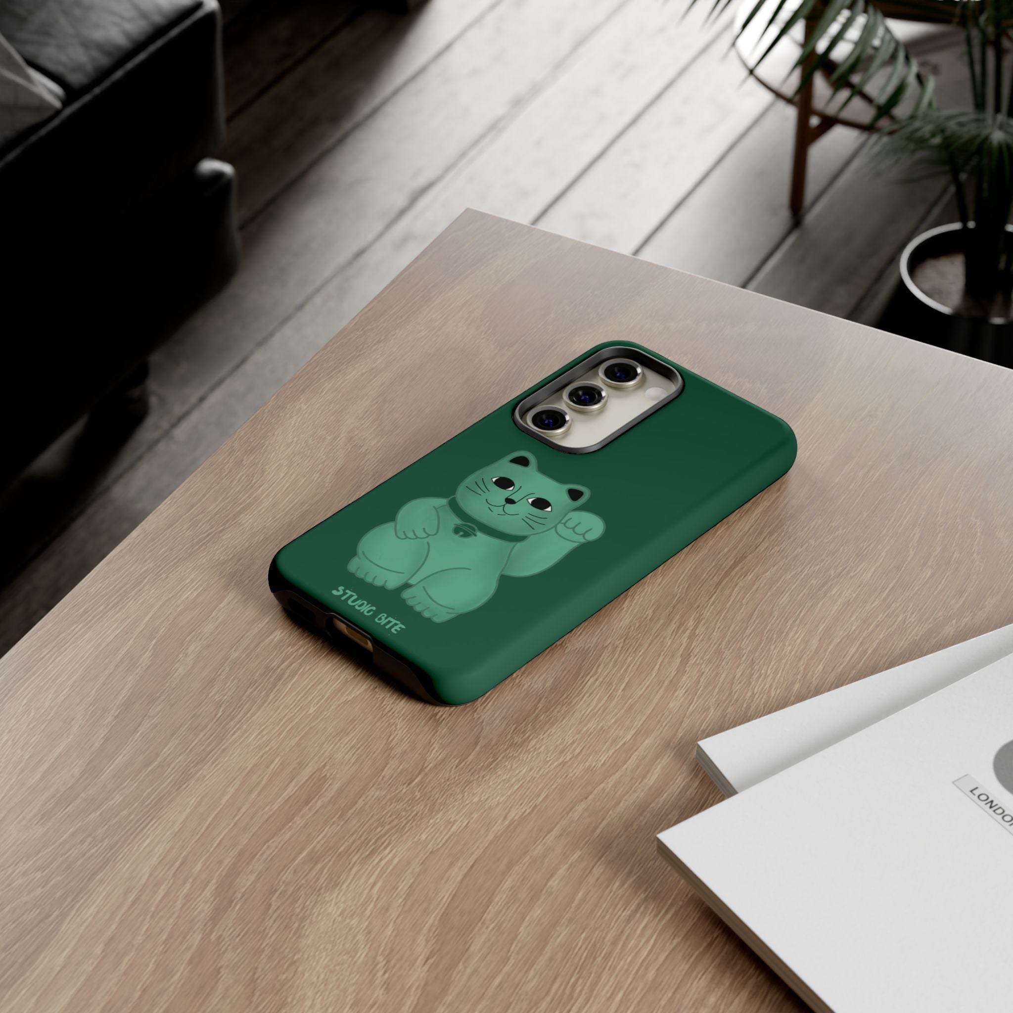 FORTUNE CAT - FOREST GREEN