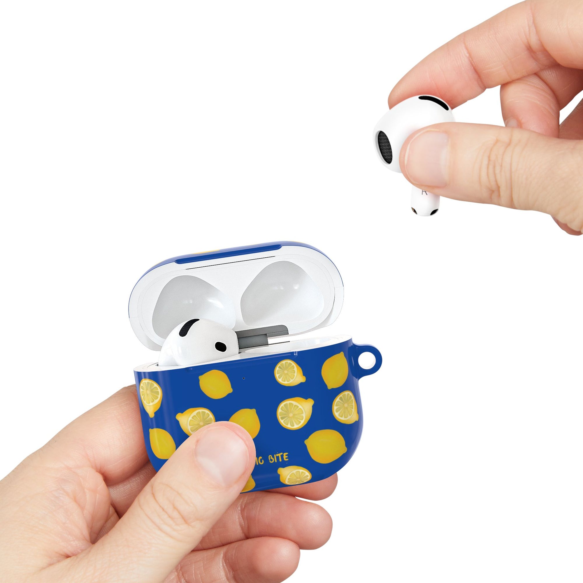 LEMON - ROYAL BLUE - AIRPODS CASE