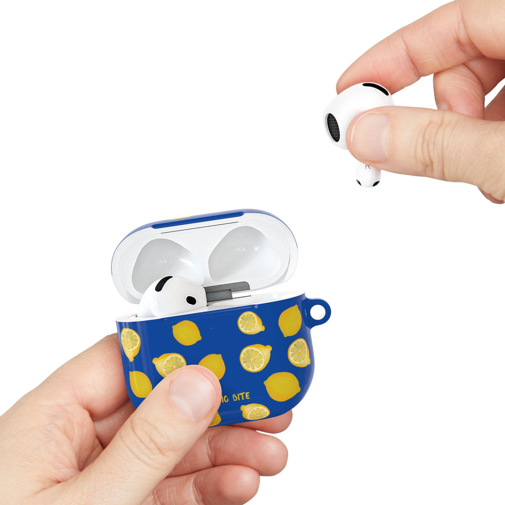 LEMON - ROYAL BLUE - AIRPODS CASE