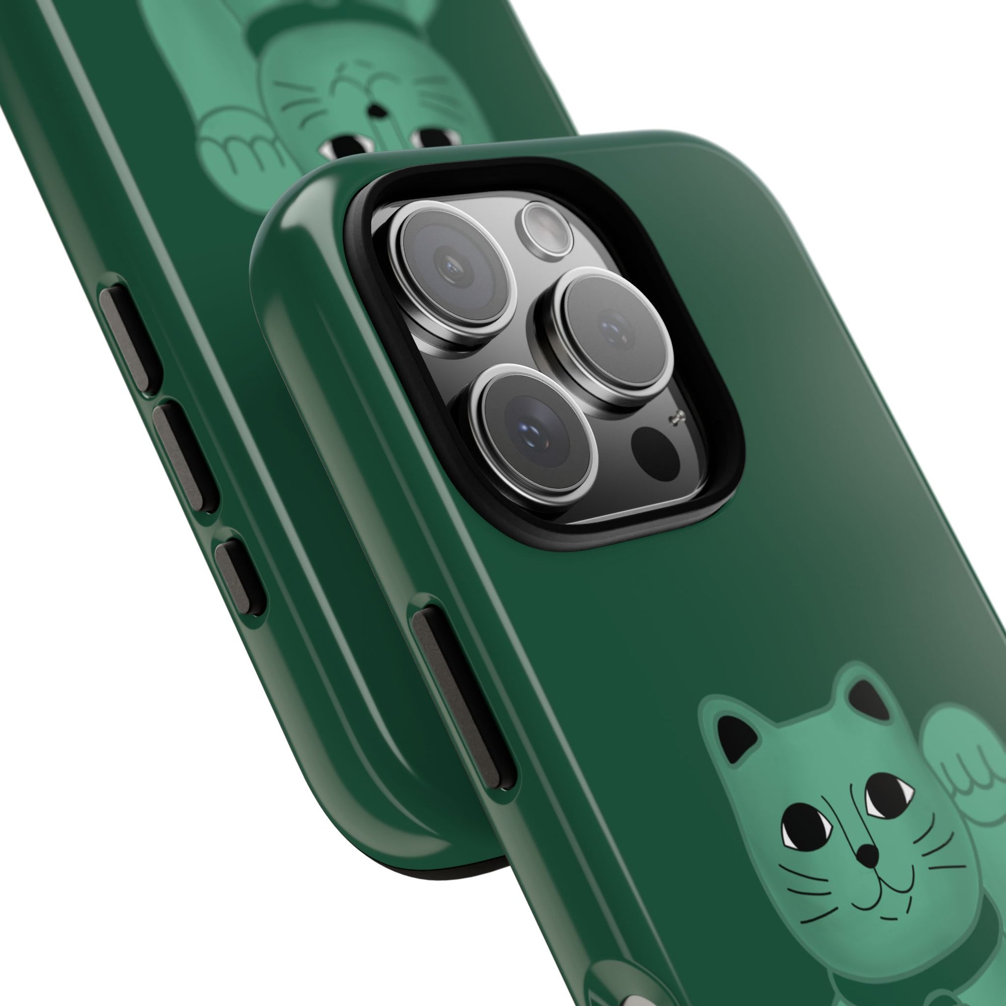 FORTUNE CAT - FOREST GREEN