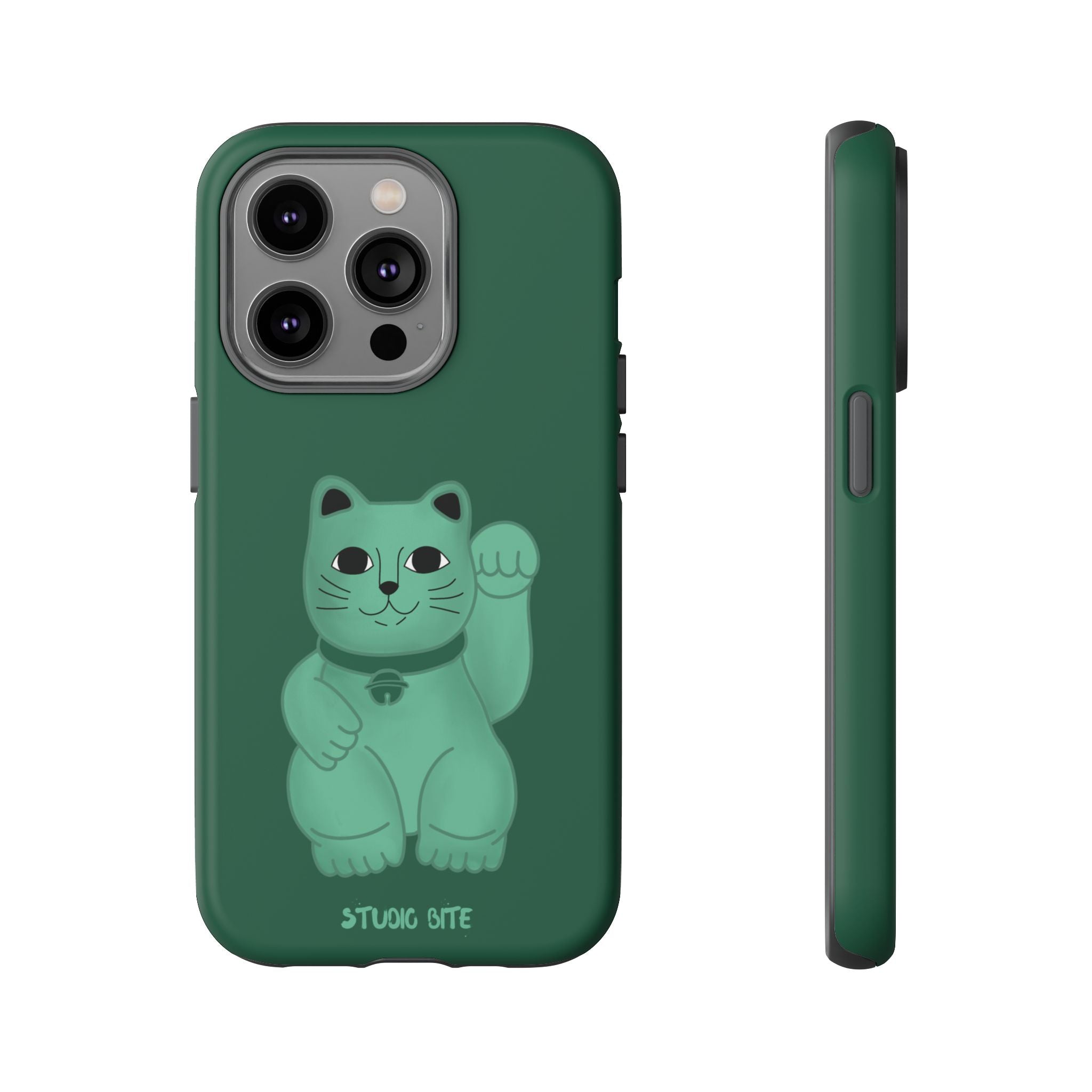FORTUNE CAT - FOREST GREEN