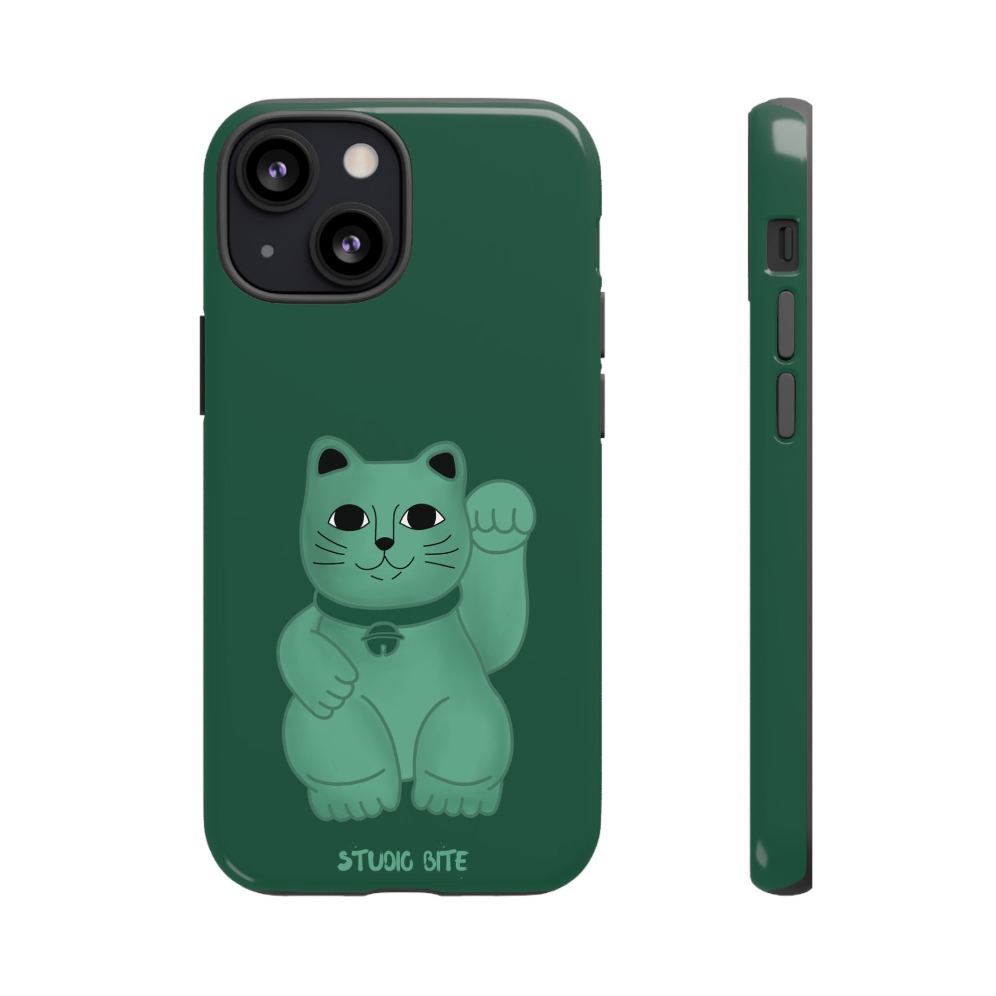 FORTUNE CAT - FOREST GREEN