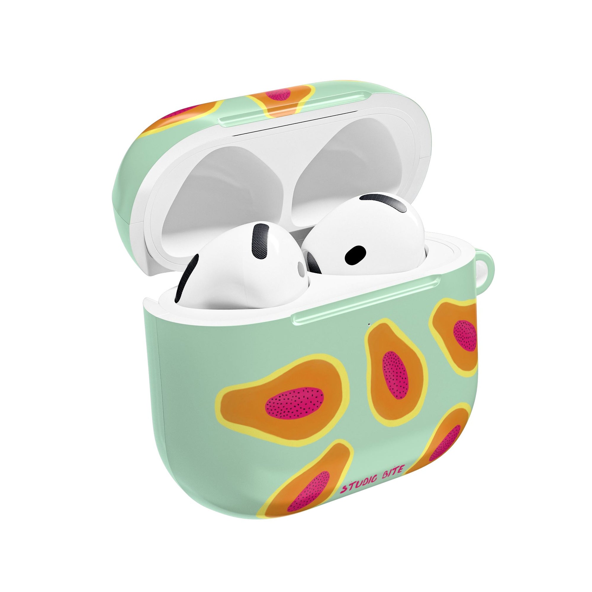 PAPAYA LIGHT GREEN - AIRPODS 4TH GEN CASE