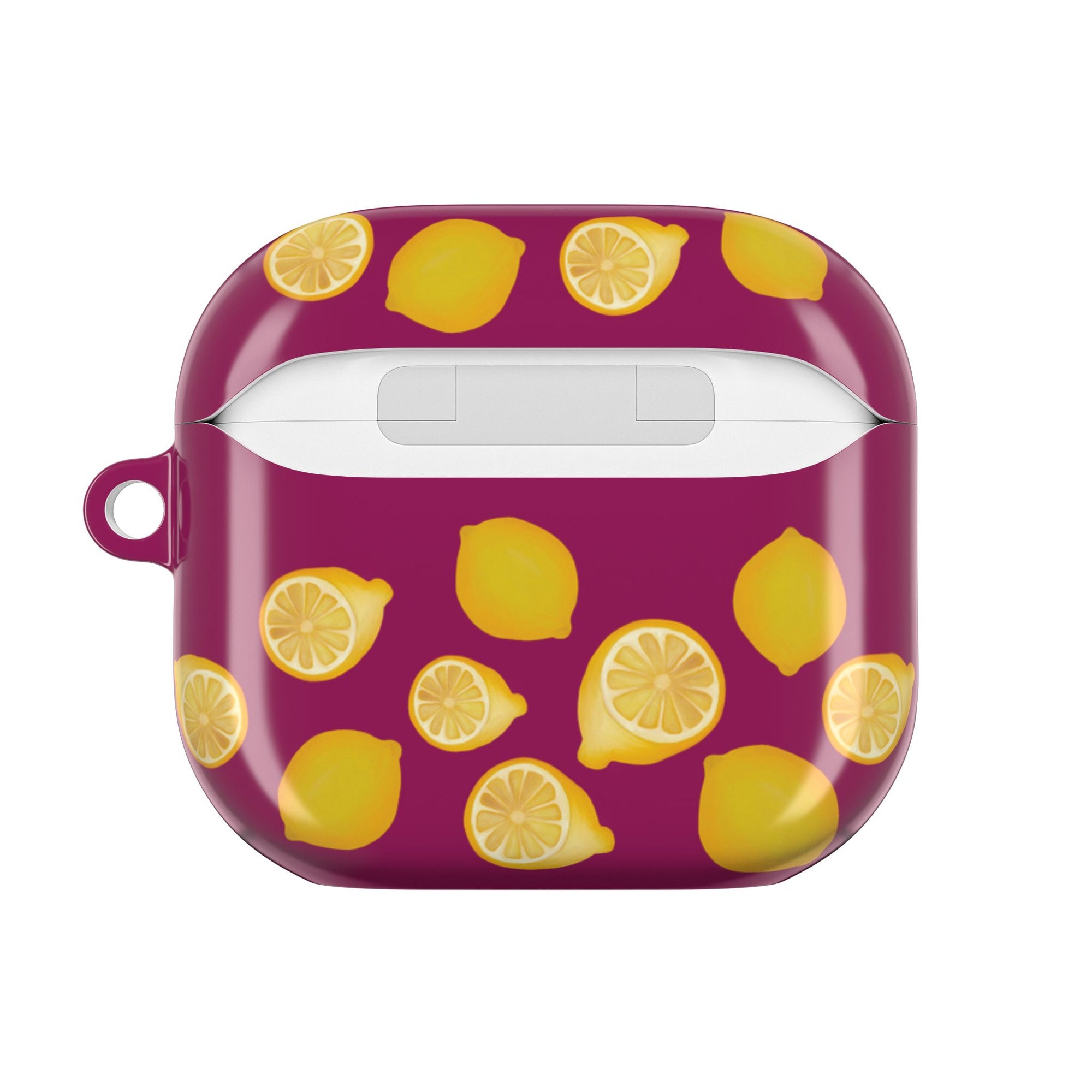 LEMON - BORDEAUX - AIRPODS 4TH GEN CASE