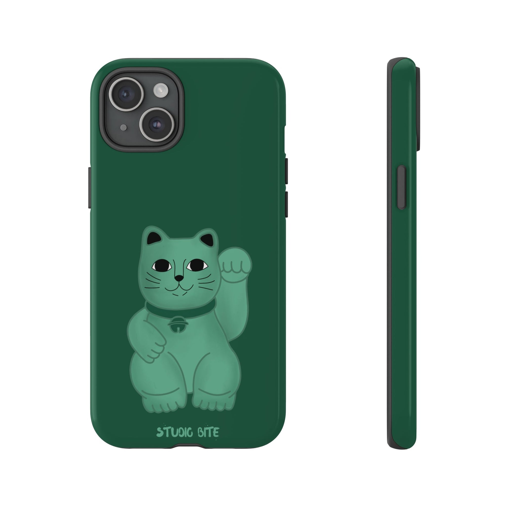 FORTUNE CAT - FOREST GREEN