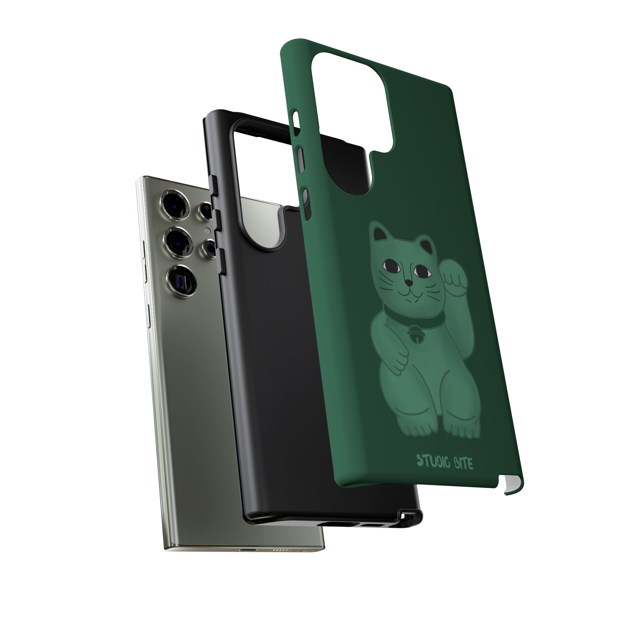 FORTUNE CAT - FOREST GREEN