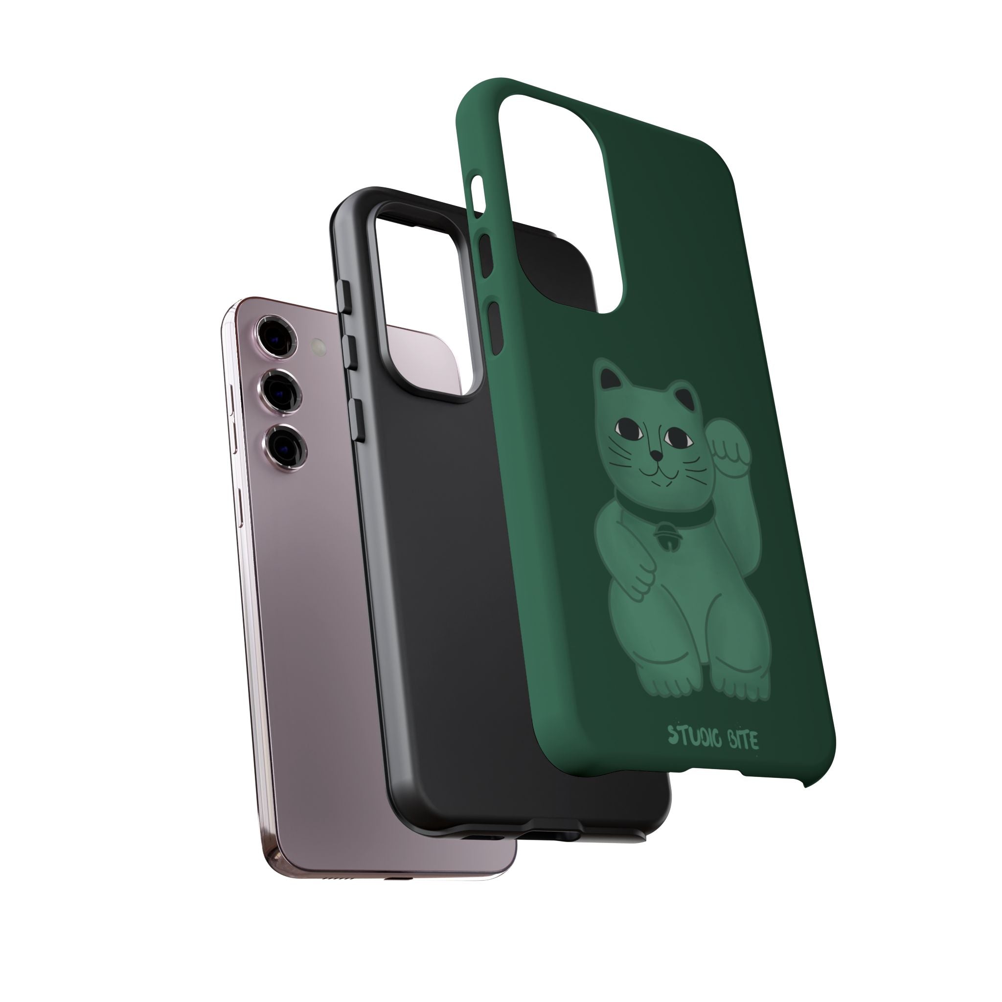 FORTUNE CAT - FOREST GREEN