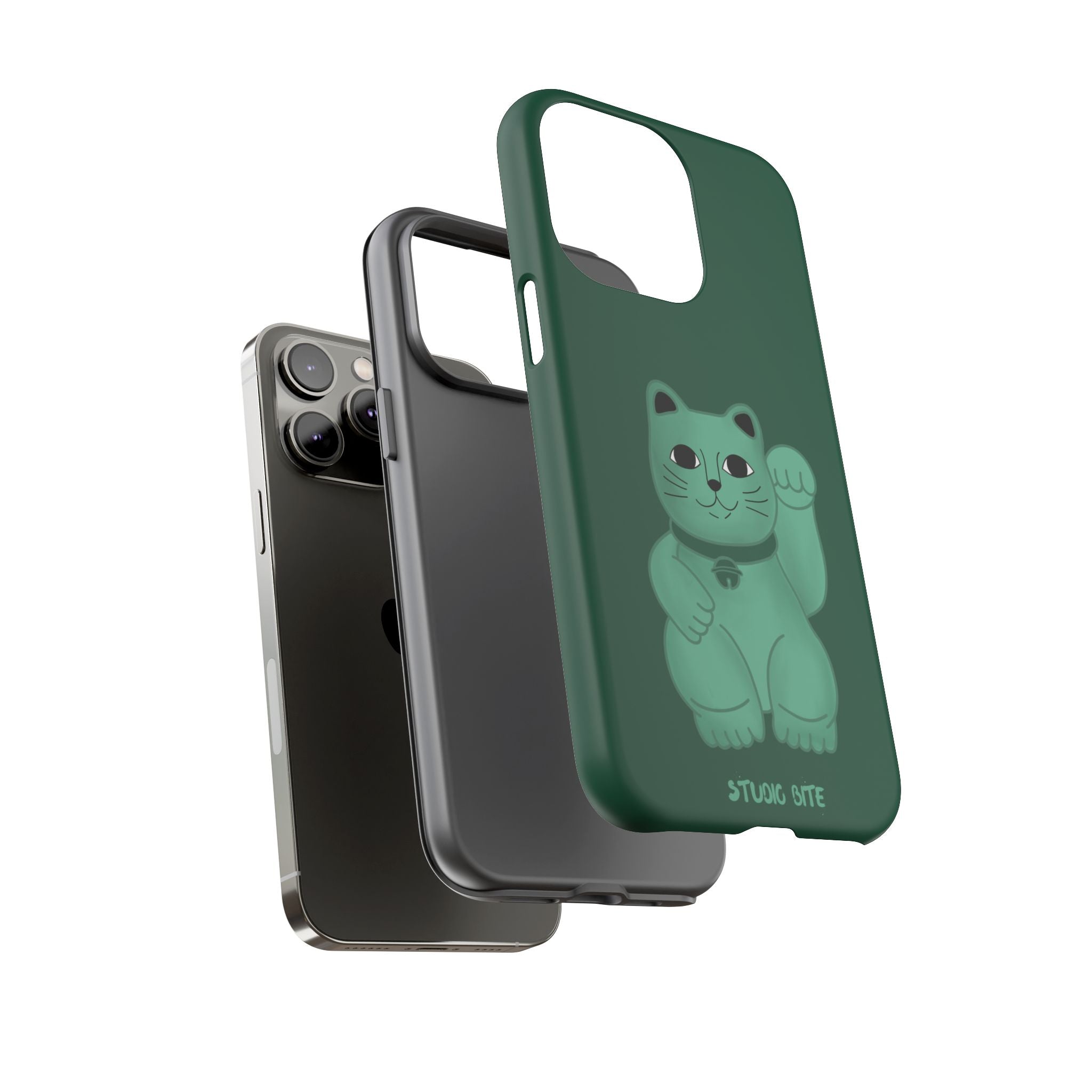FORTUNE CAT - FOREST GREEN