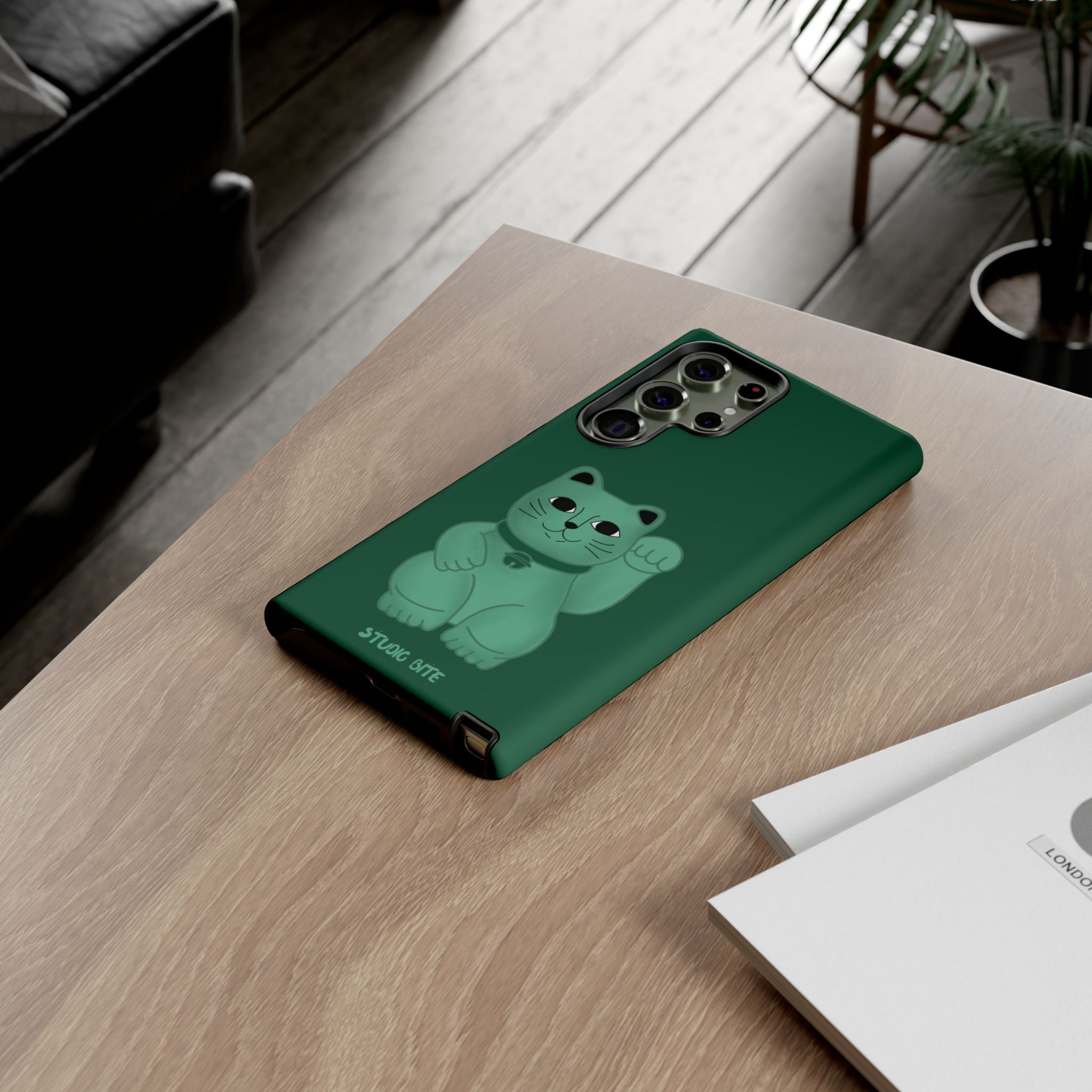 FORTUNE CAT - FOREST GREEN