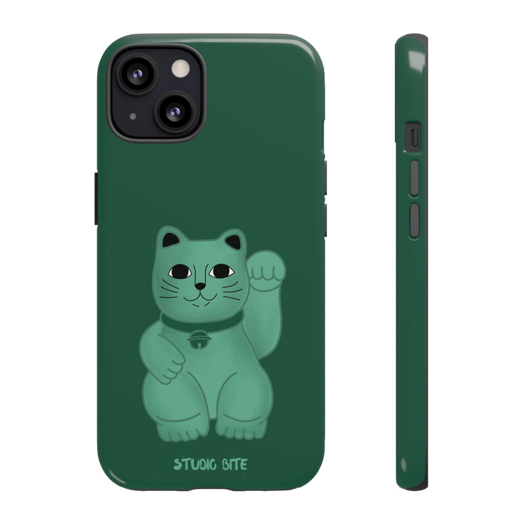 FORTUNE CAT - FOREST GREEN