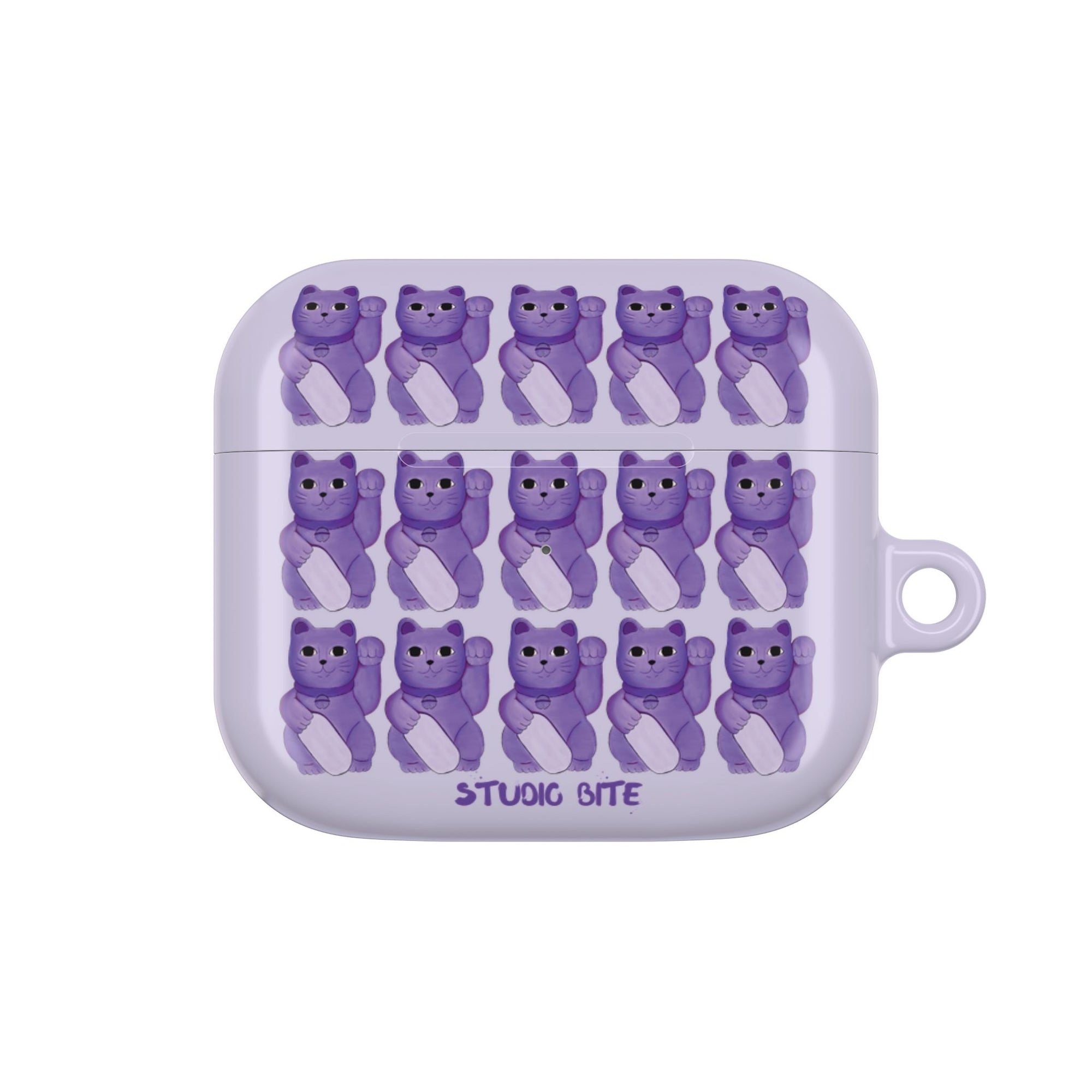 LUCKY CAT - PURPLE - AIRPODS CASE