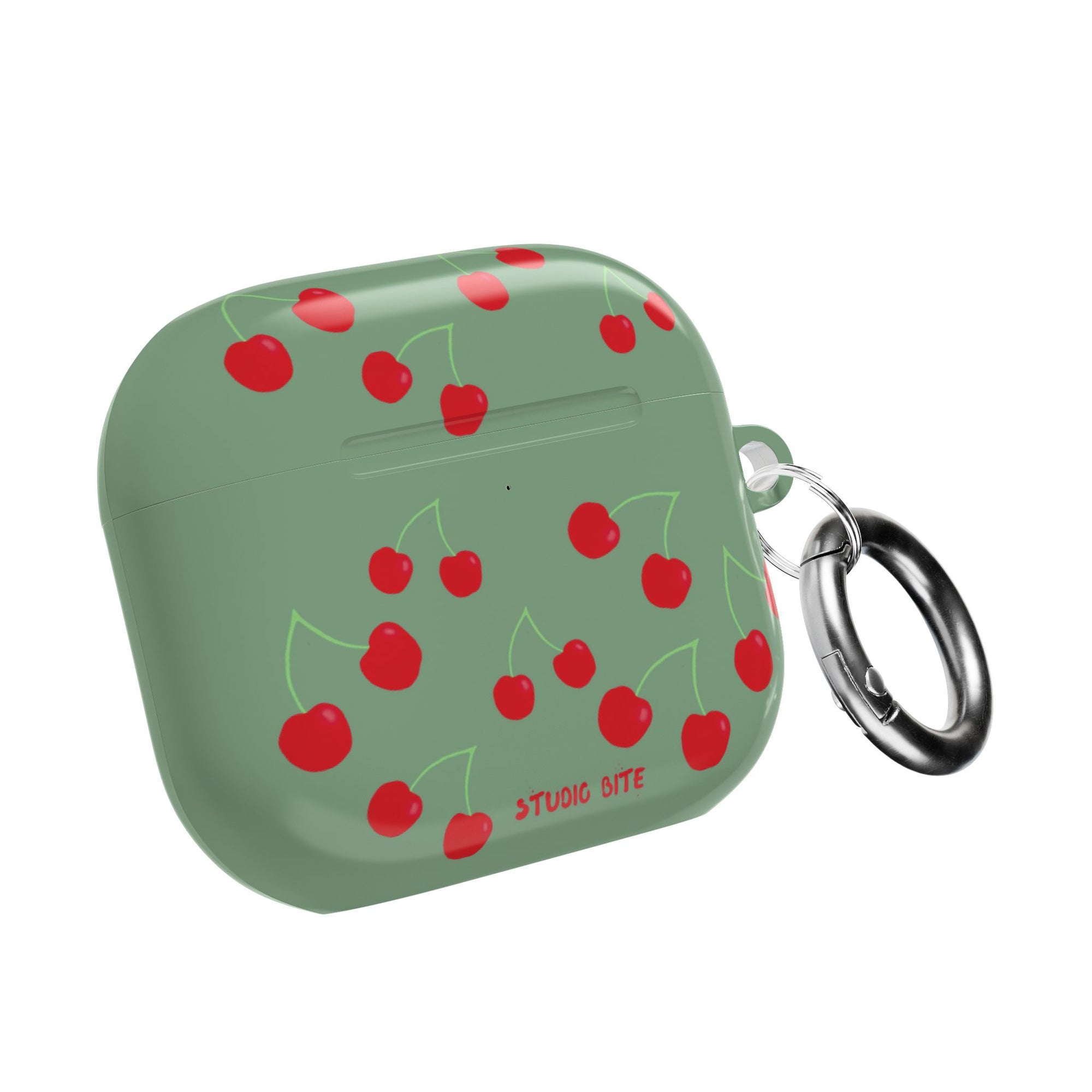 CHERRY GREEN - AIRPODS 4TH GEN CASE
