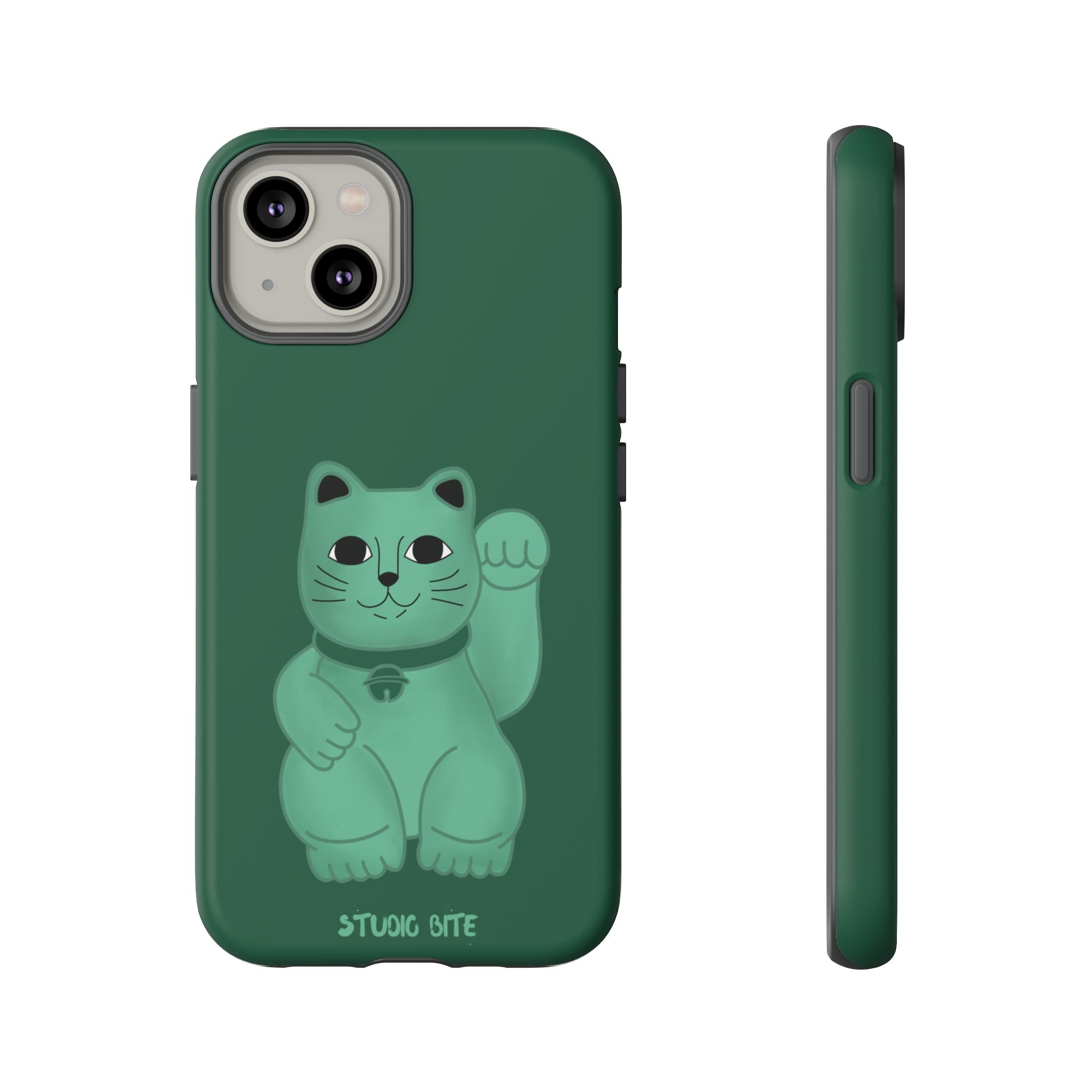 FORTUNE CAT - FOREST GREEN