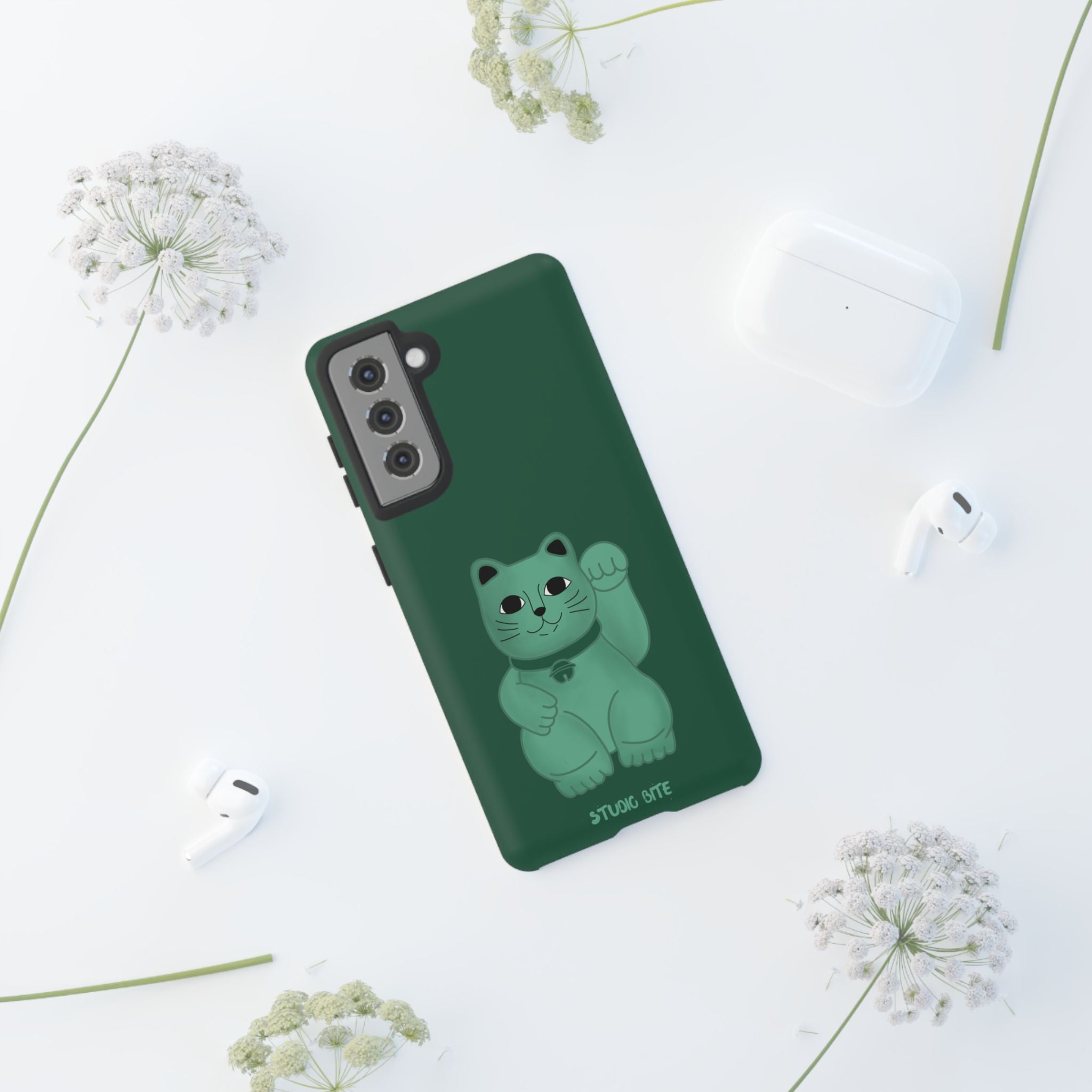 FORTUNE CAT - FOREST GREEN