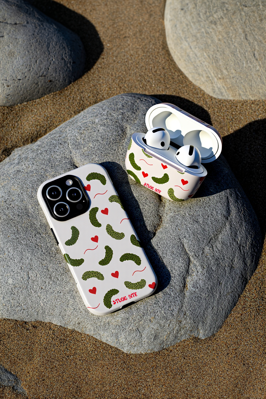 Pickles & Love | Phone Case + Airpods Case